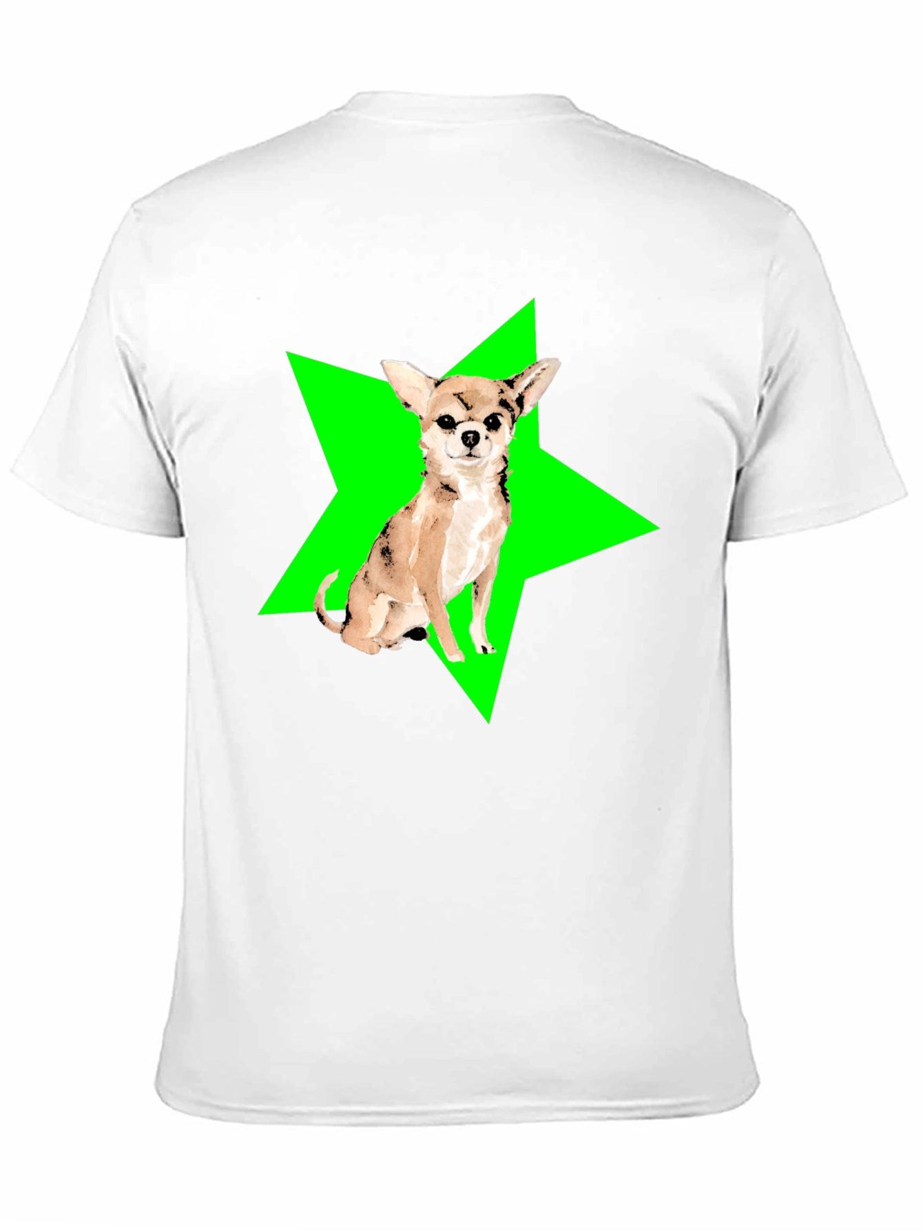 Chihuahua Star Graphic Tee - Cool Dog Lover Shirt