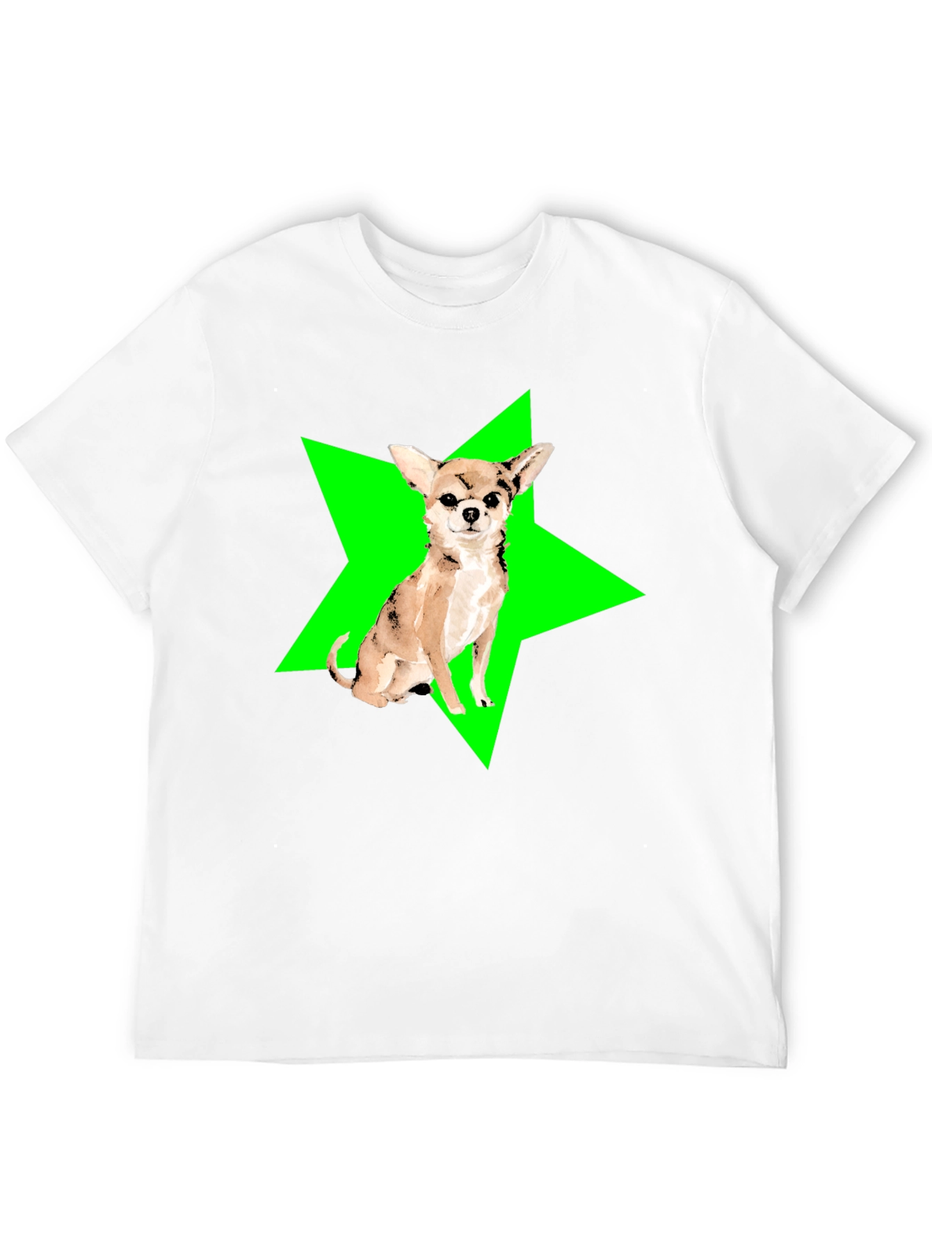 Chihuahua Star Graphic Tee - Cool Dog Lover Shirt