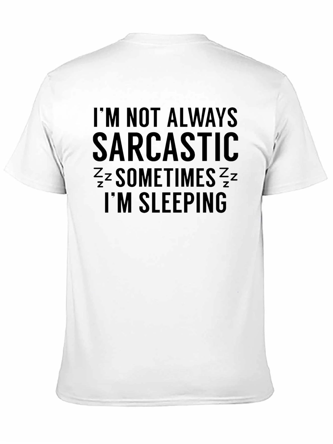 Sarcastic Sleeping Funny Graphic T-Shirt