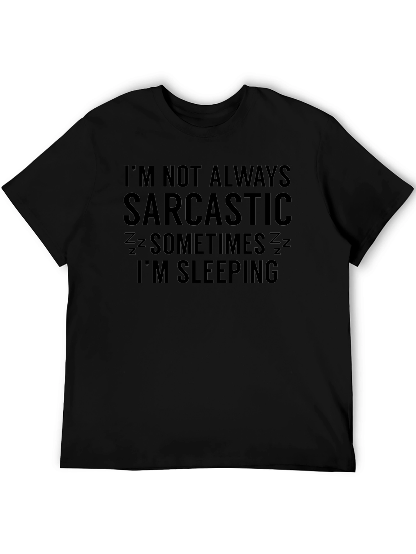 Sarcastic Sleeping Funny Graphic T-Shirt