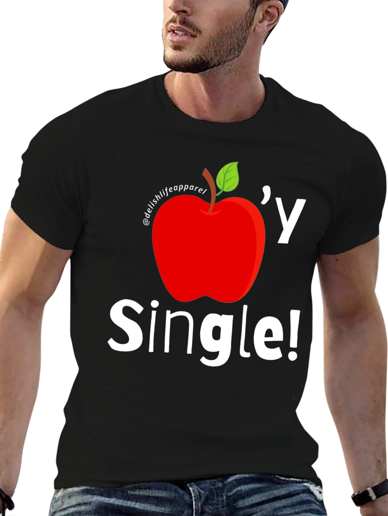 Apple-y Single Graphic T-Shirt