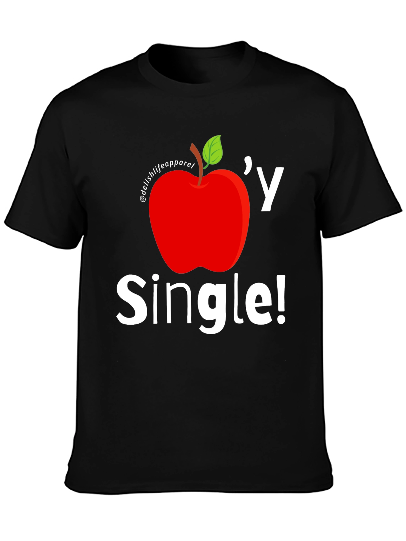 Apple-y Single Graphic T-Shirt