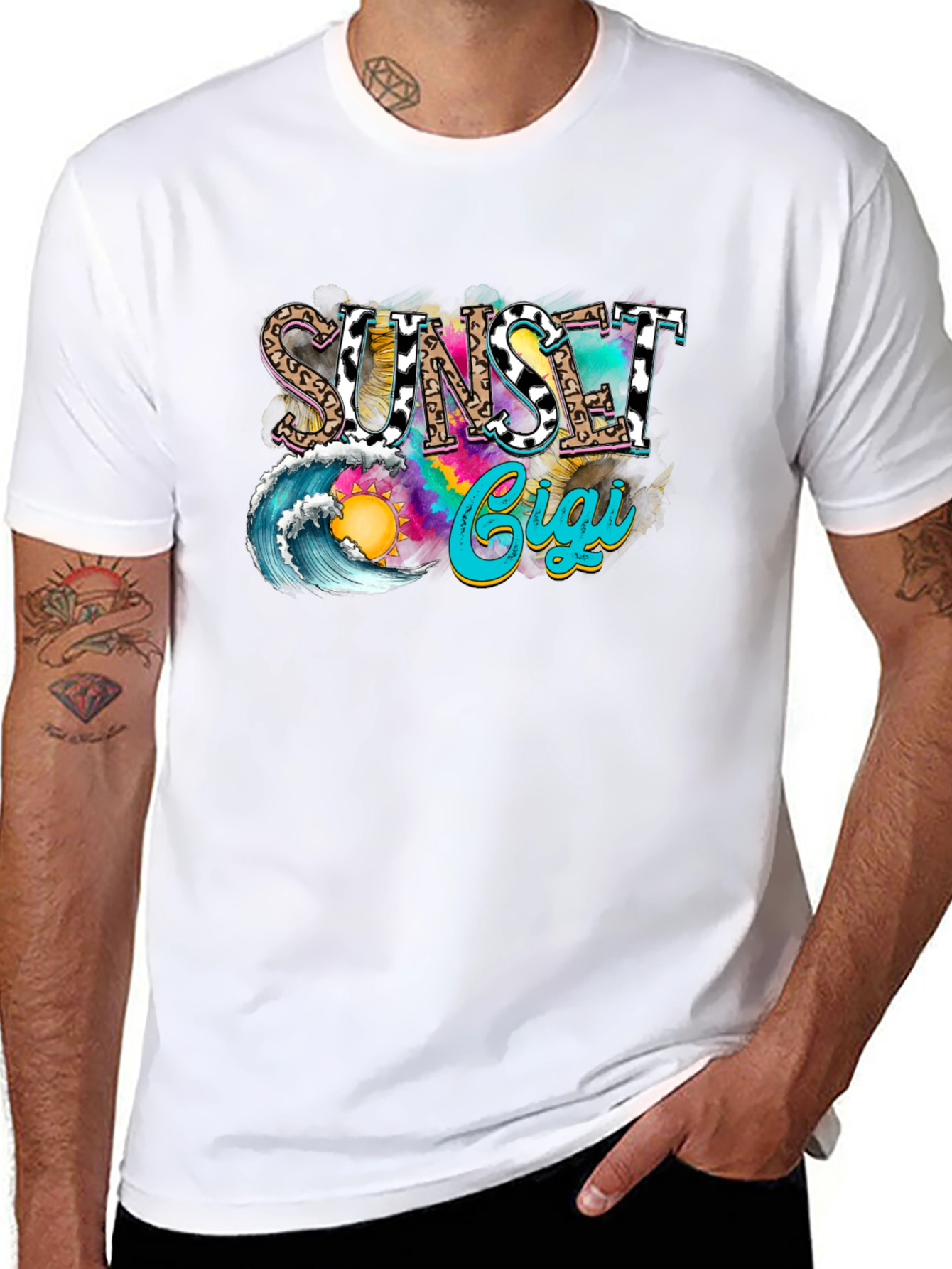Sunset Gigi Graphic Tee