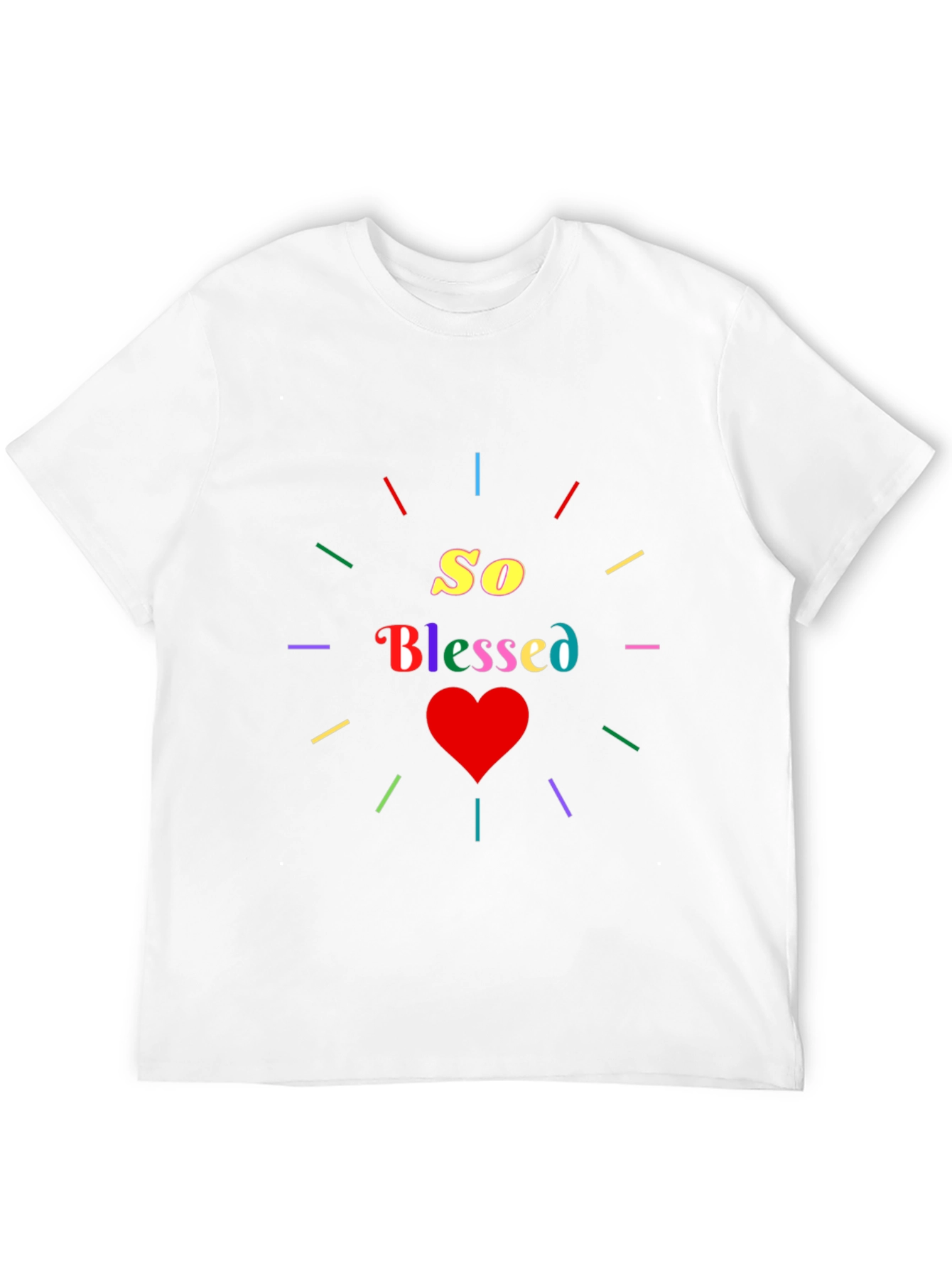 So Blessed Graphic Tee - Stylish Comfort