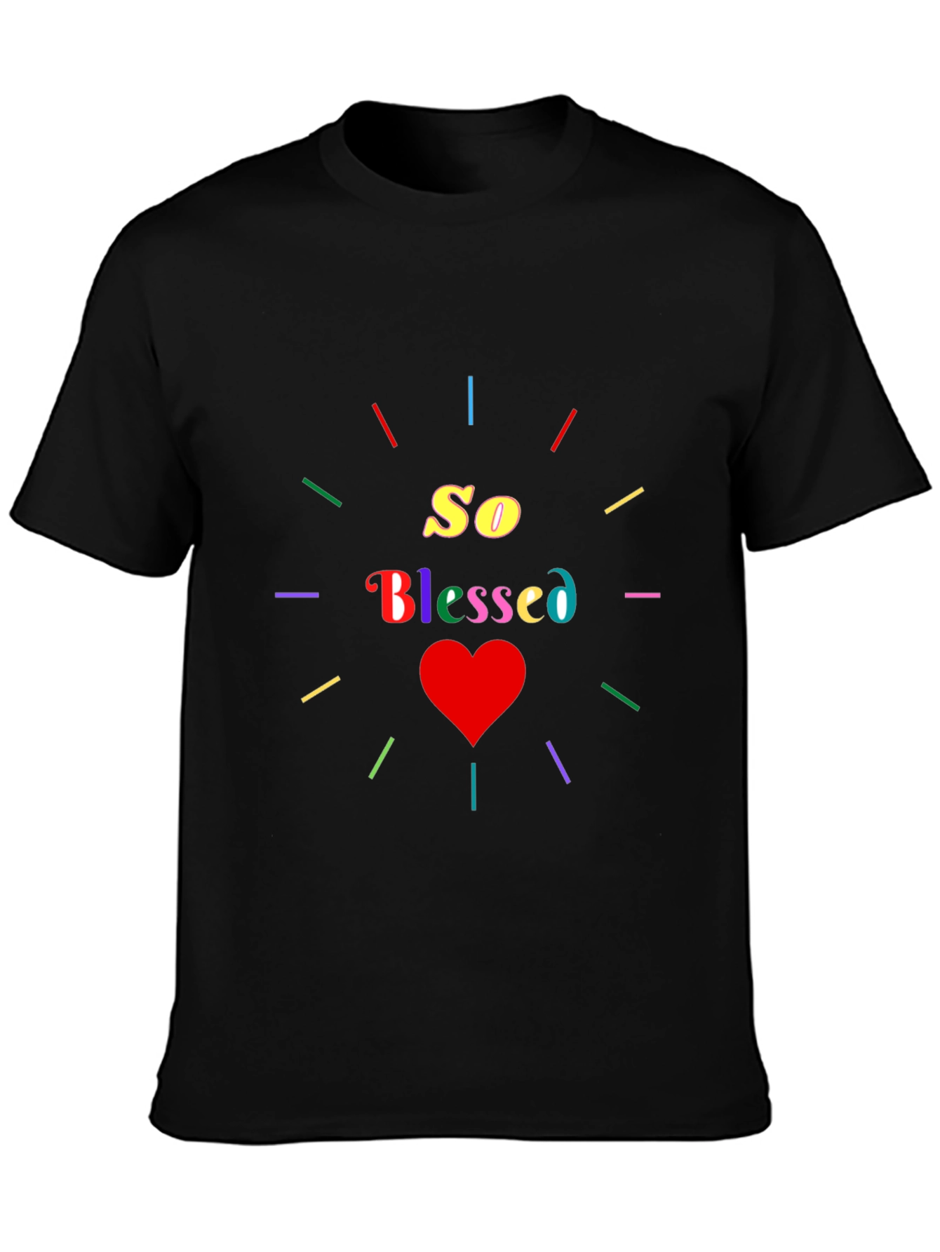 So Blessed Graphic Tee - Stylish Comfort