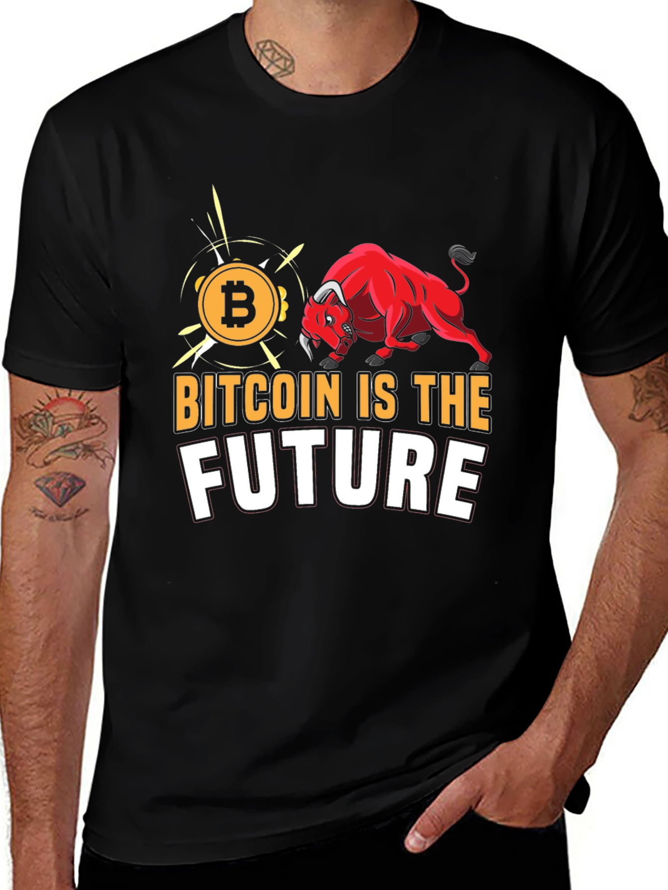 Bitcoin Is The Future Graphic Tee