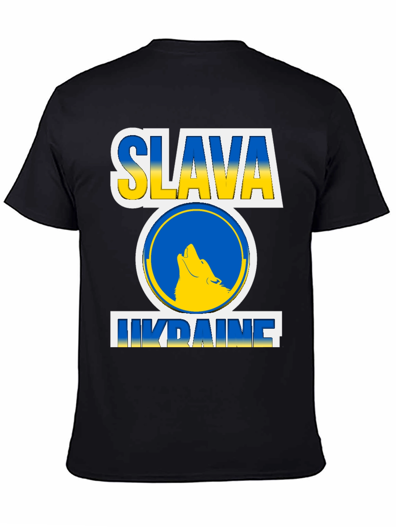 Slava Ukraine T-Shirt - Ukraine Wolf