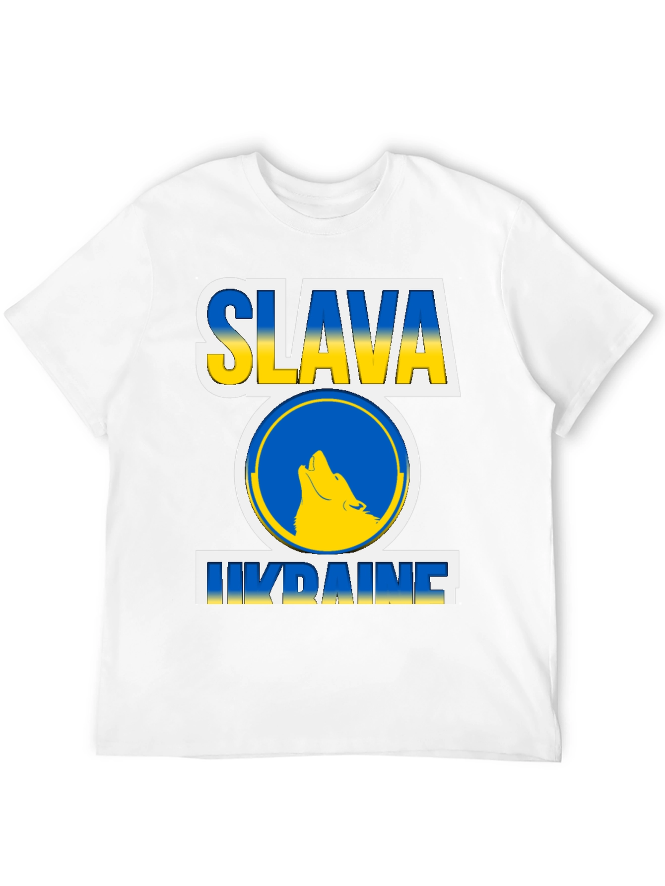 Slava Ukraine T-Shirt - Ukraine Wolf
