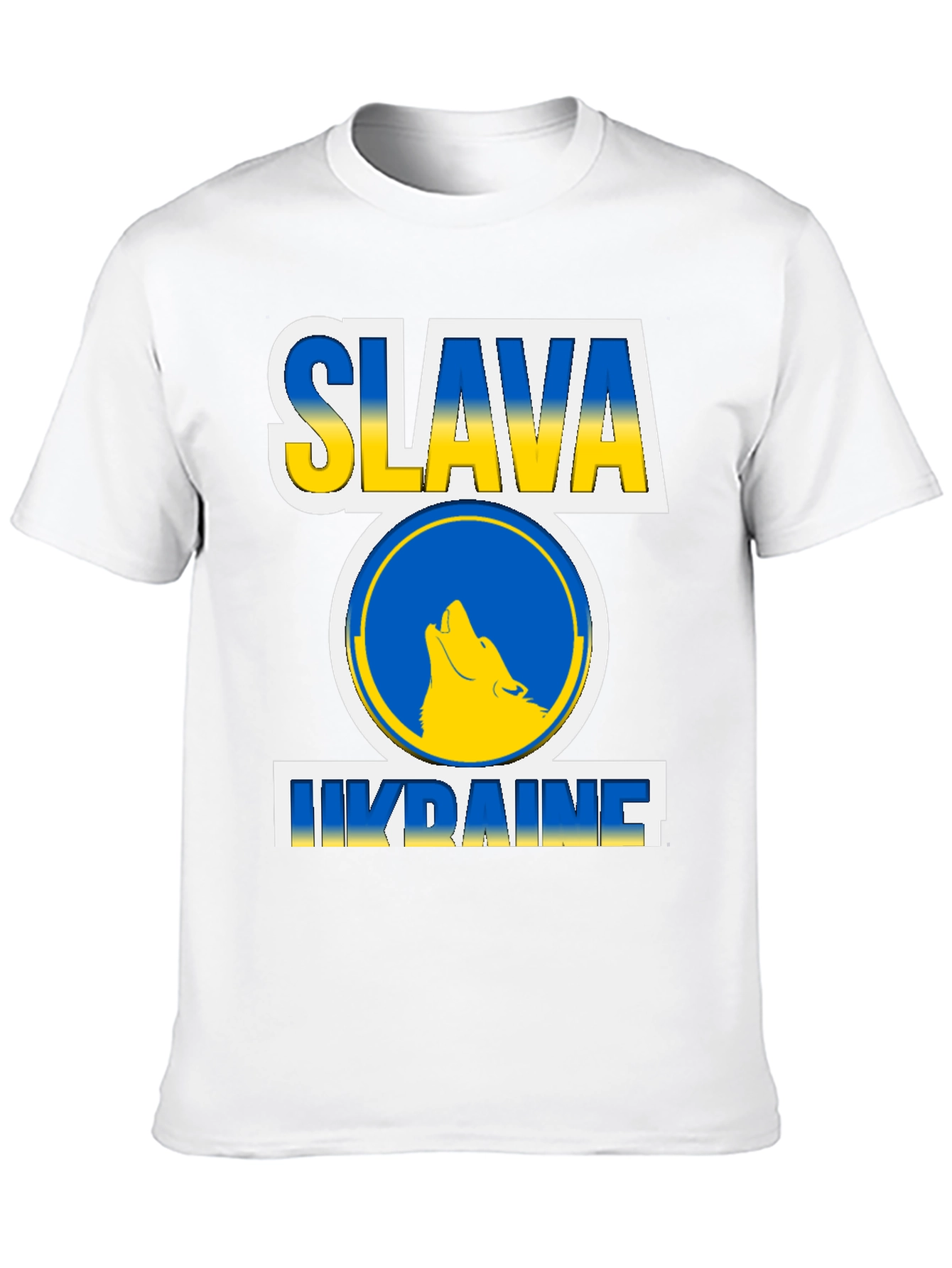 Slava Ukraine T-Shirt - Ukraine Wolf