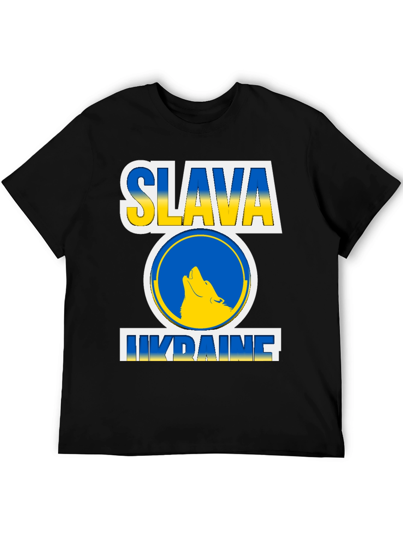 Slava Ukraine T-Shirt - Ukraine Wolf