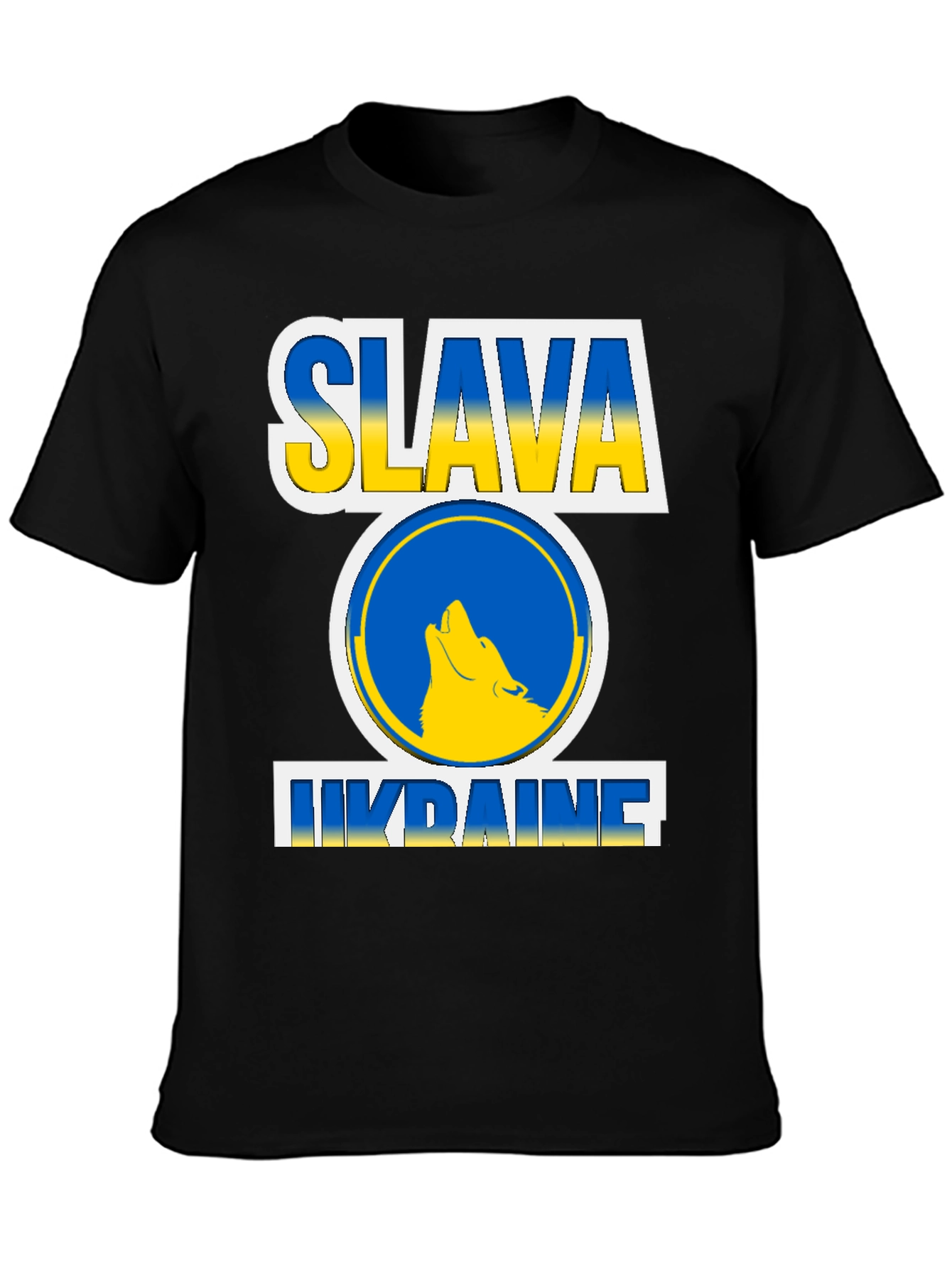 Slava Ukraine T-Shirt - Ukraine Wolf