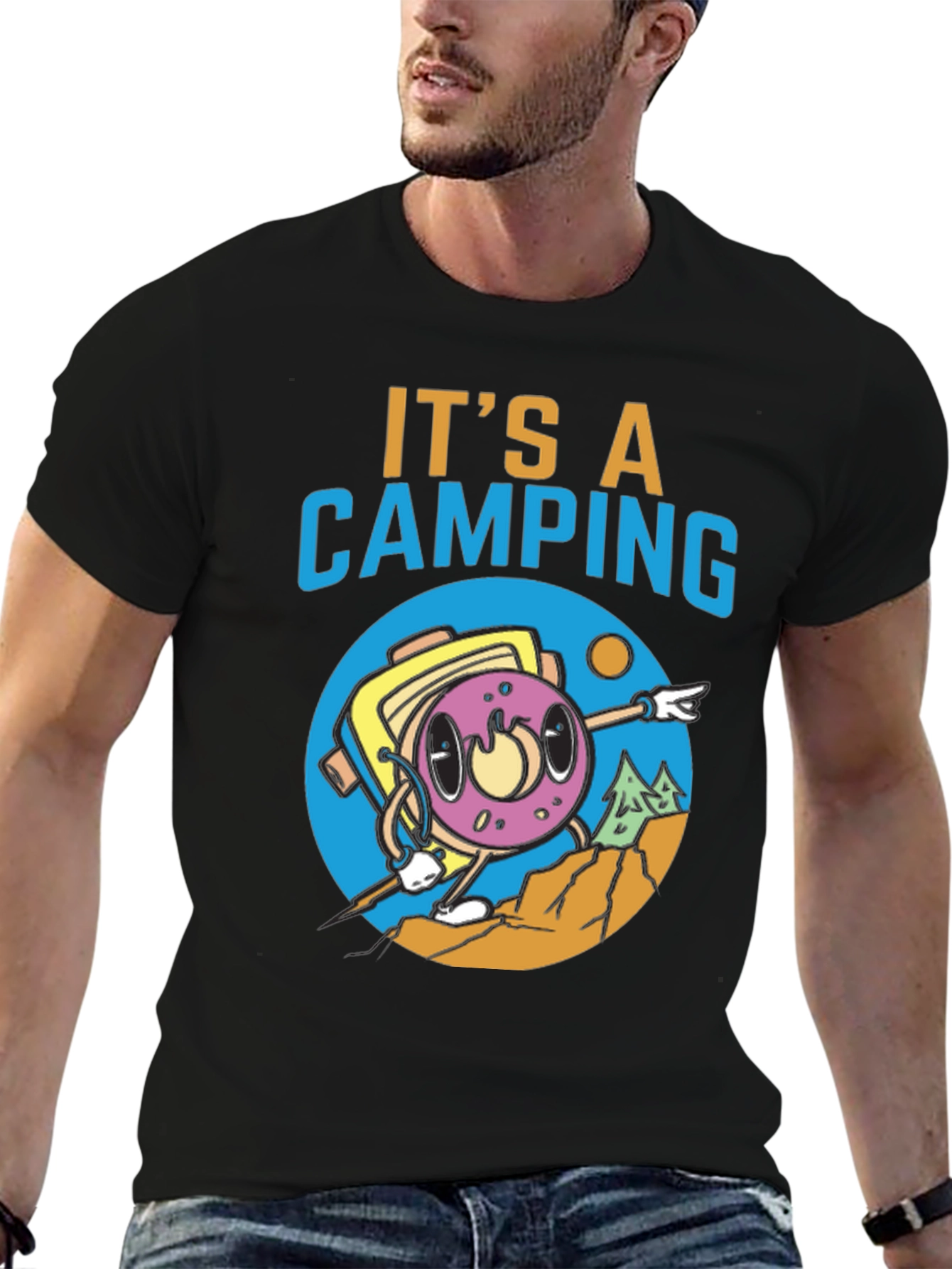 Camping Donut Adventure T-Shirt