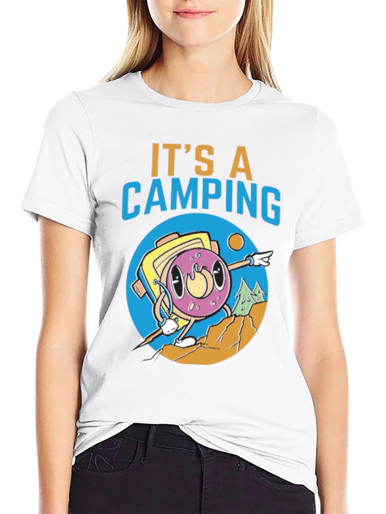 Camping Donut Adventure T-Shirt