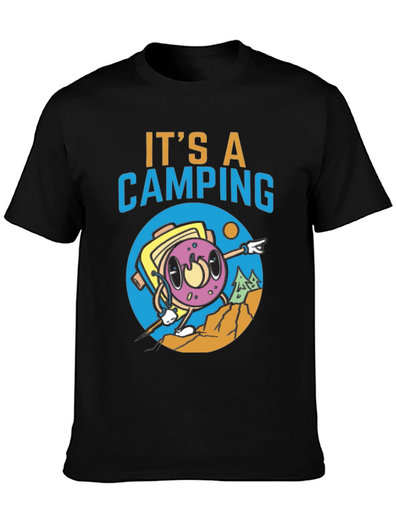Camping Donut Adventure T-Shirt