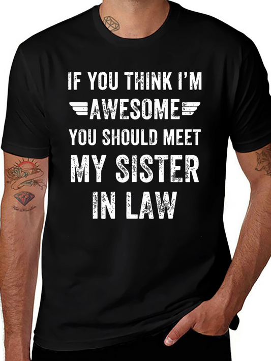 Awesome Sister-In-Law Mens T-Shirt Funny Gift