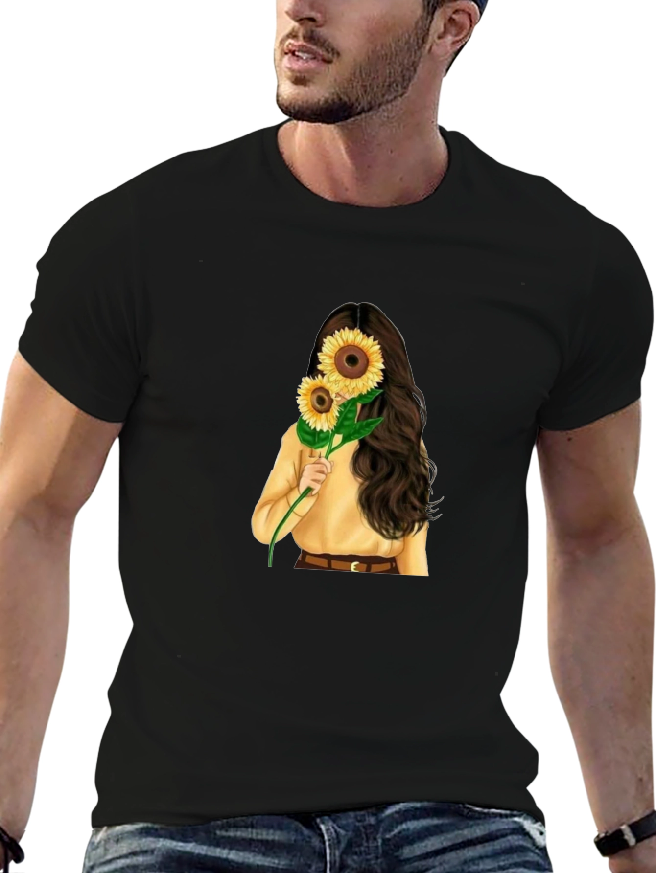Sunflower Graphic Tee - Stylish Unisex T-Shirt