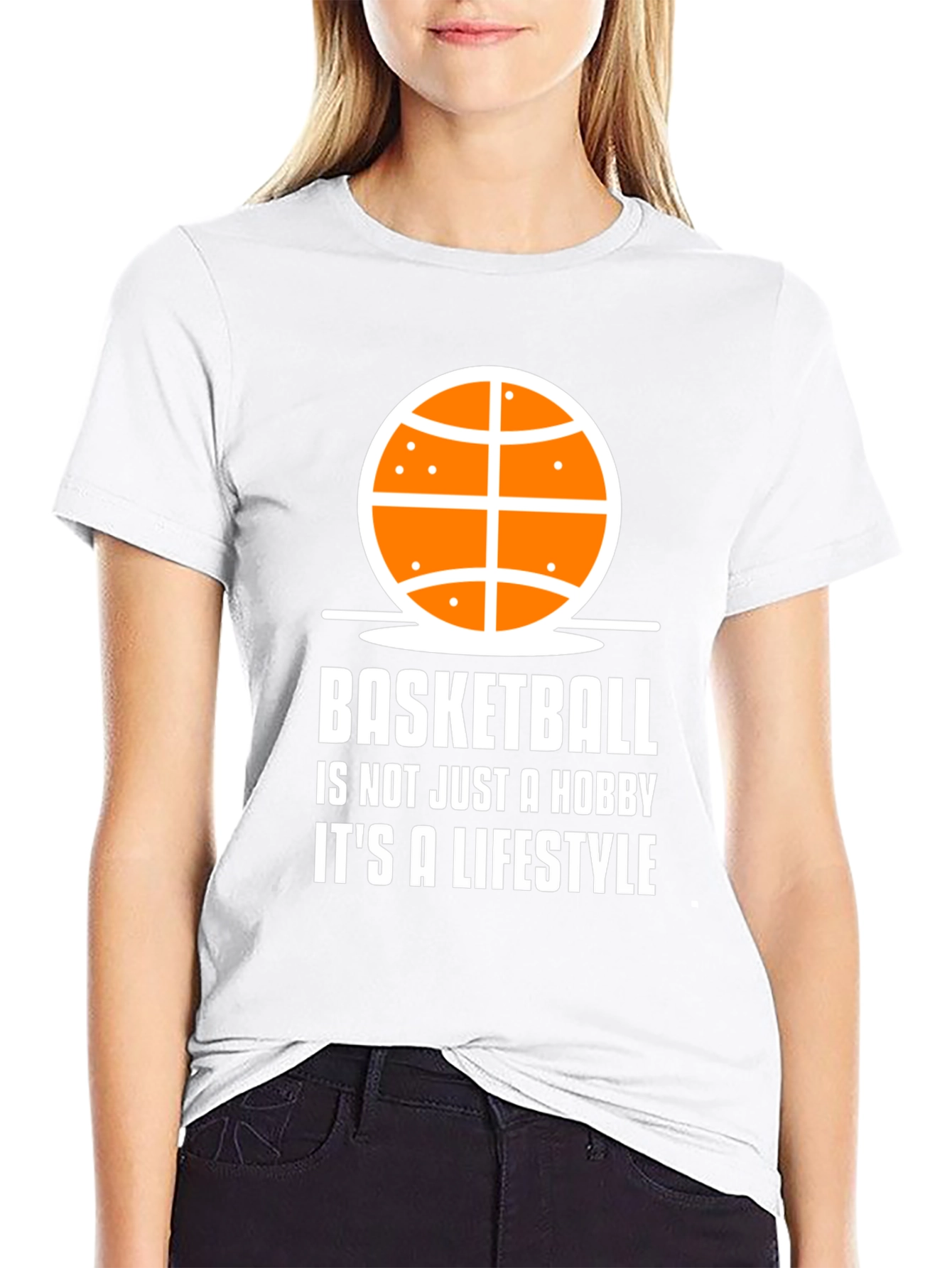 Basketball Lifestyle Tee - Black Graphic T-Shirt