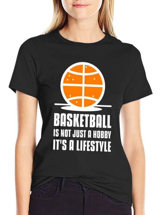 Basketball Lifestyle Tee - Black Graphic T-Shirt