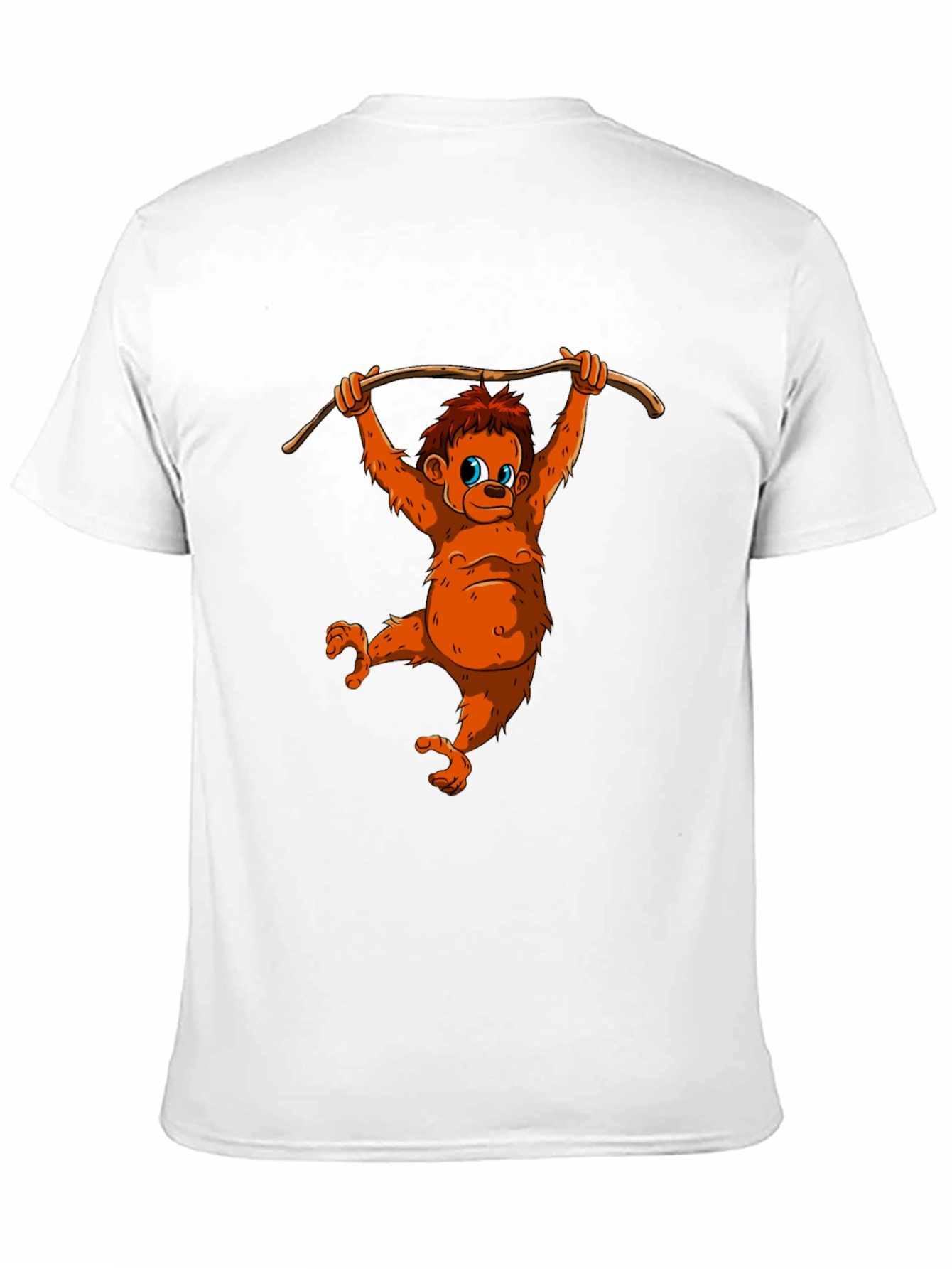 Cartoon Orangutan Hanging T-Shirt