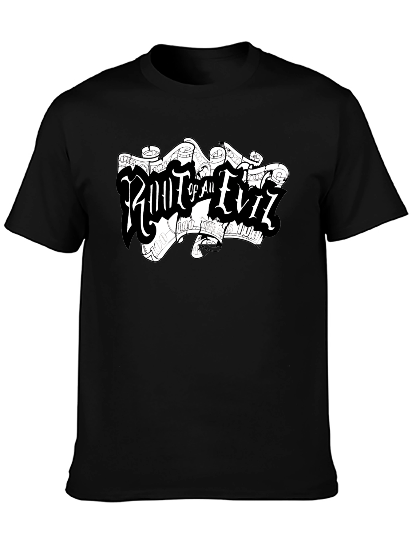 Root of All Evil Black T-Shirt