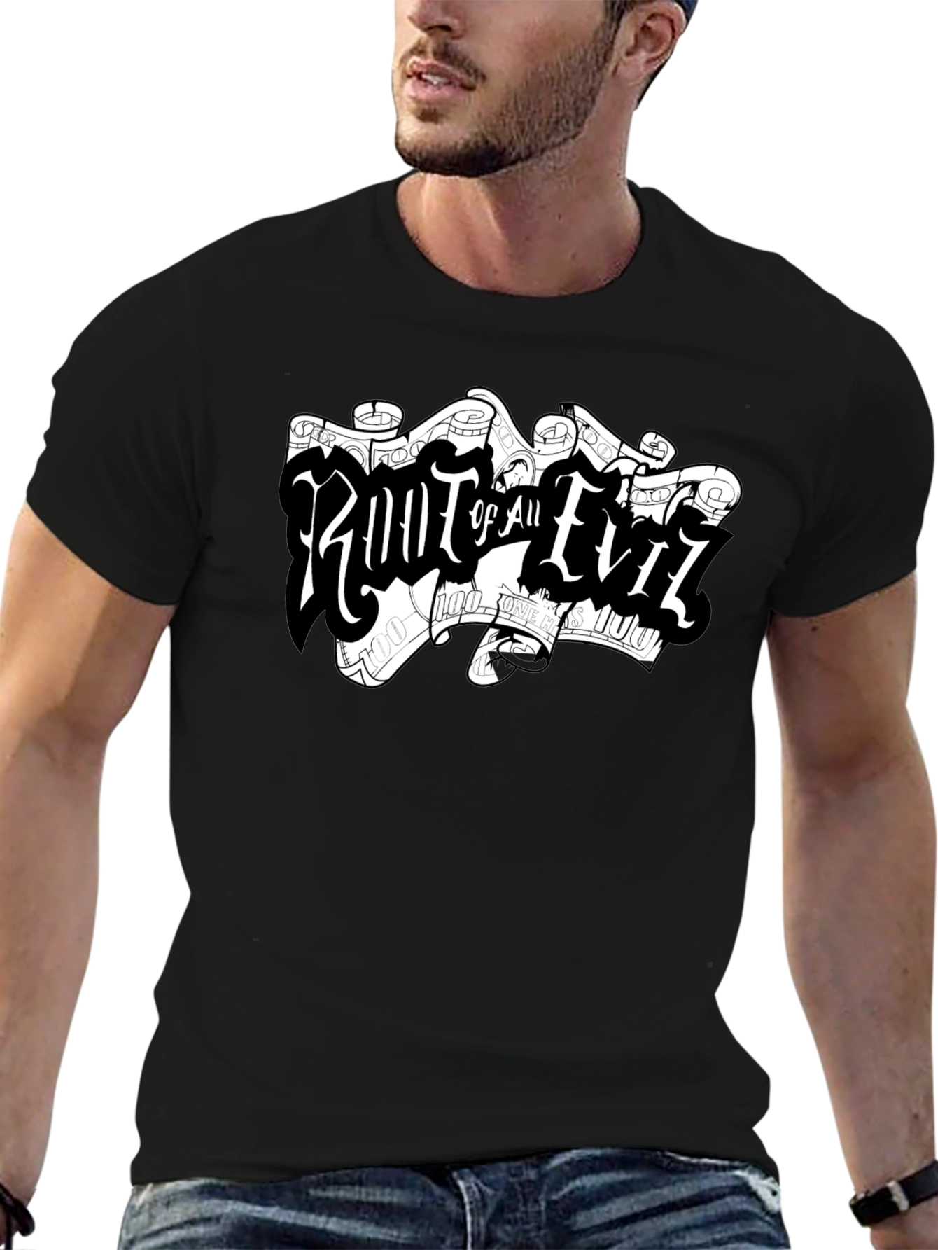 Root of All Evil Black T-Shirt