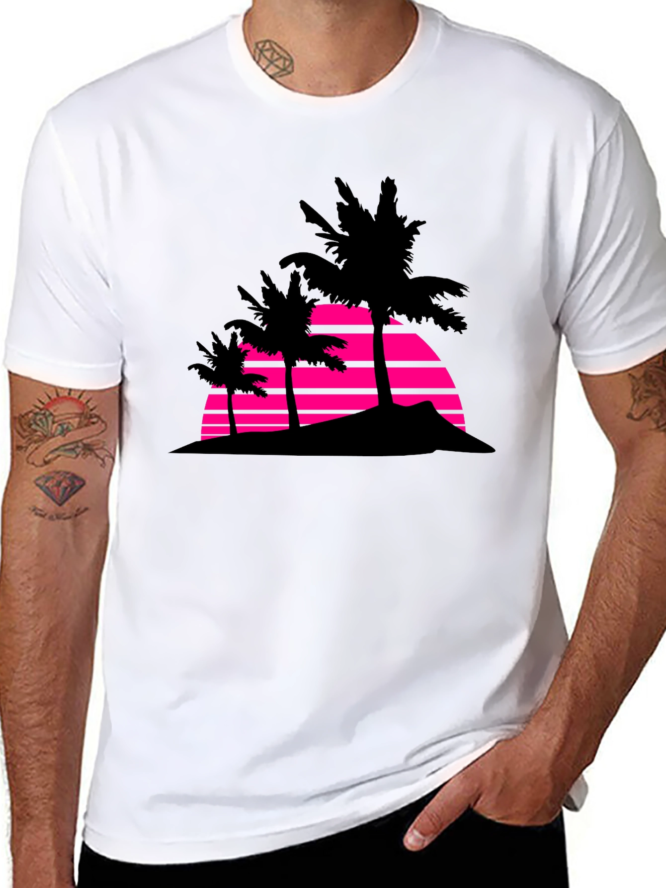 Retro Palm Tree T-Shirt