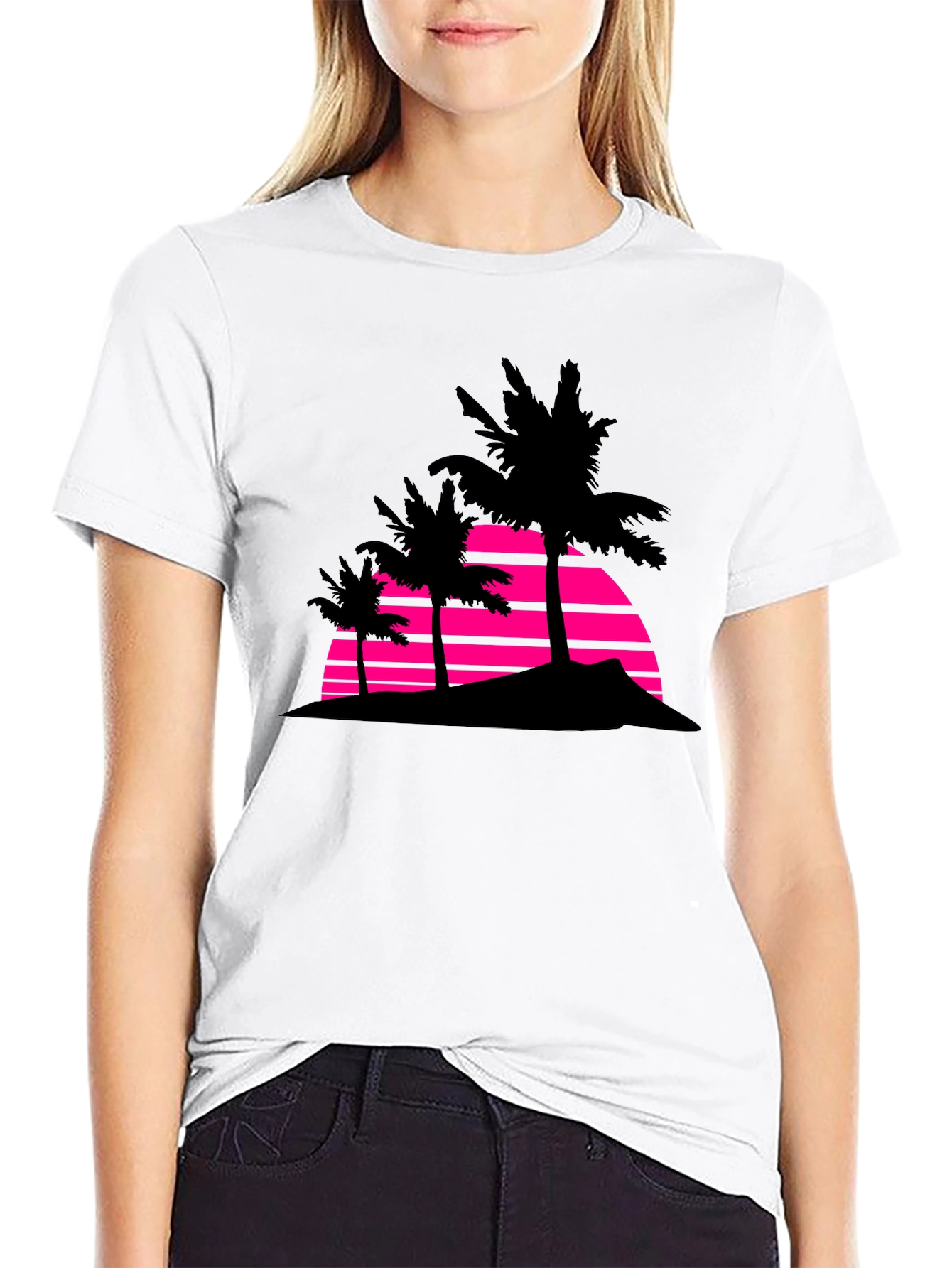 Retro Palm Tree T-Shirt
