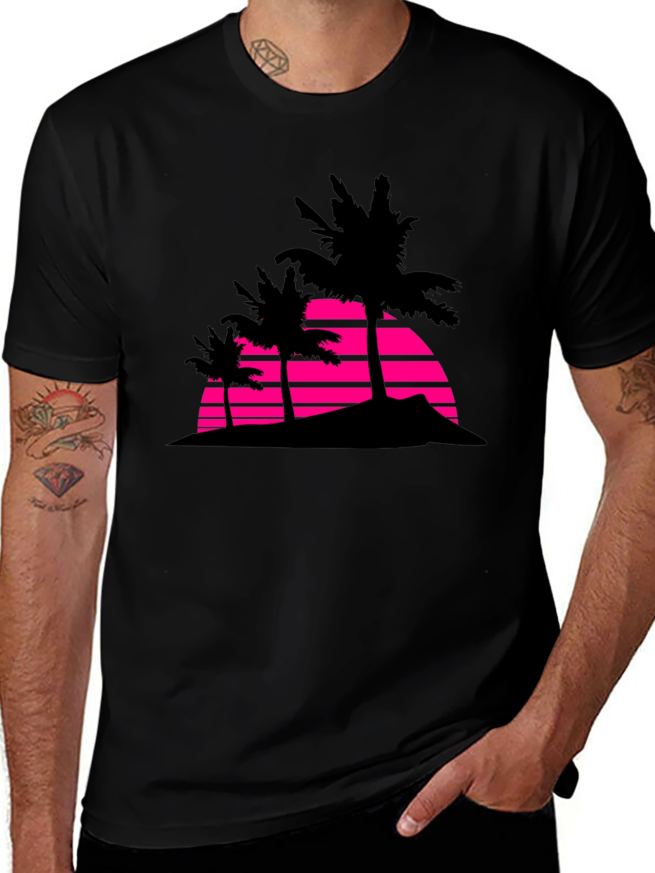 Retro Palm Tree T-Shirt