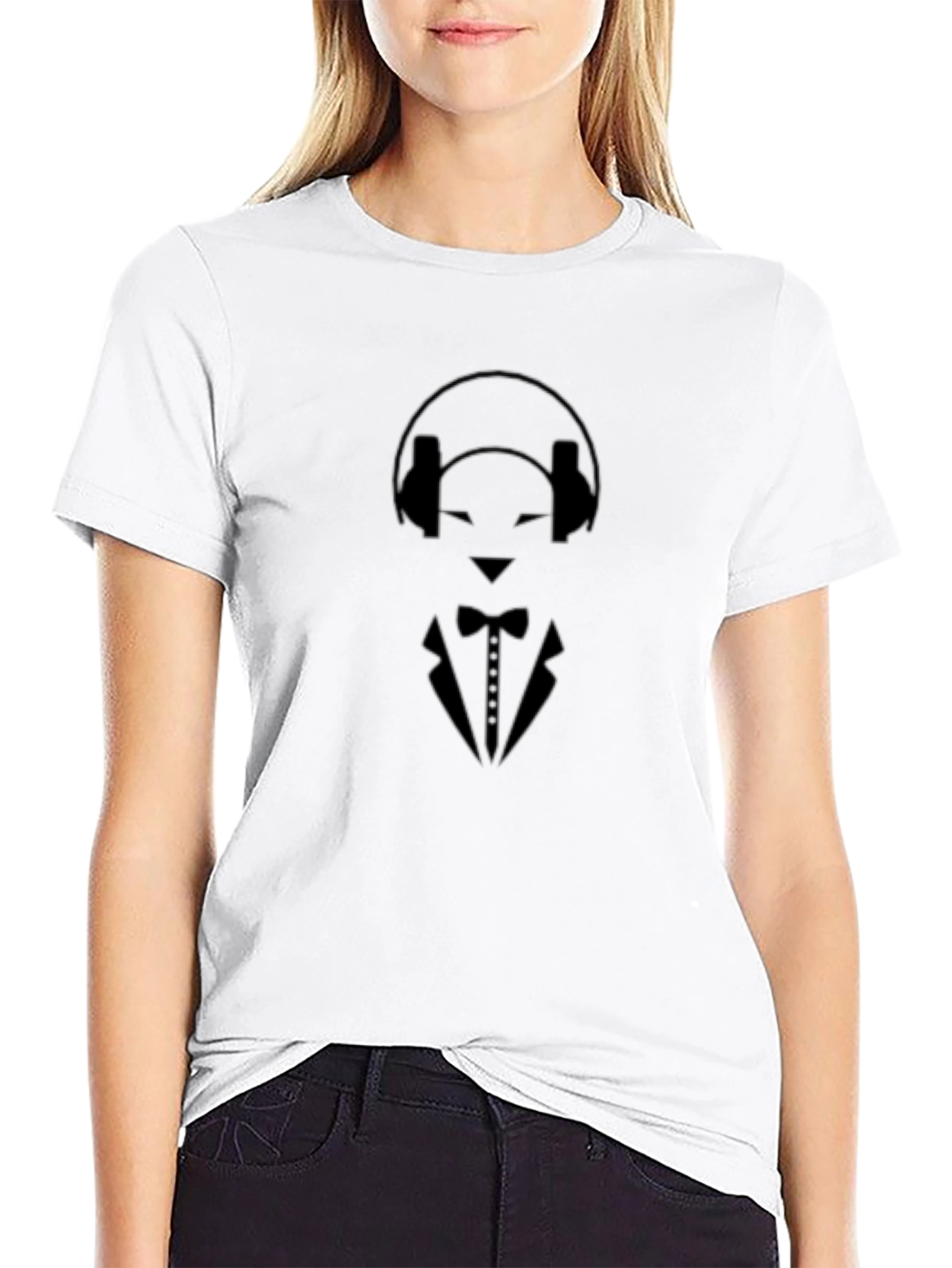Cool Cat DJ T-Shirt - Black Music Lover Apparel