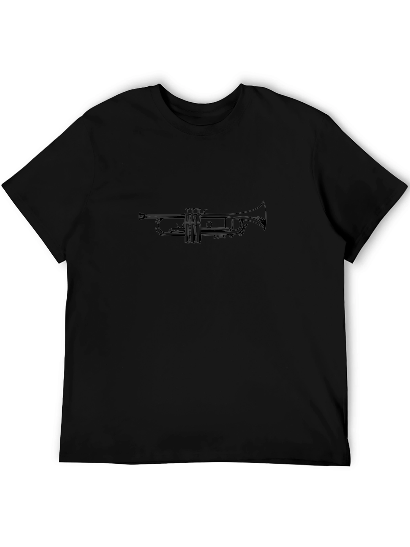 Trumpet Graphic T-Shirt - Music Lover Tee