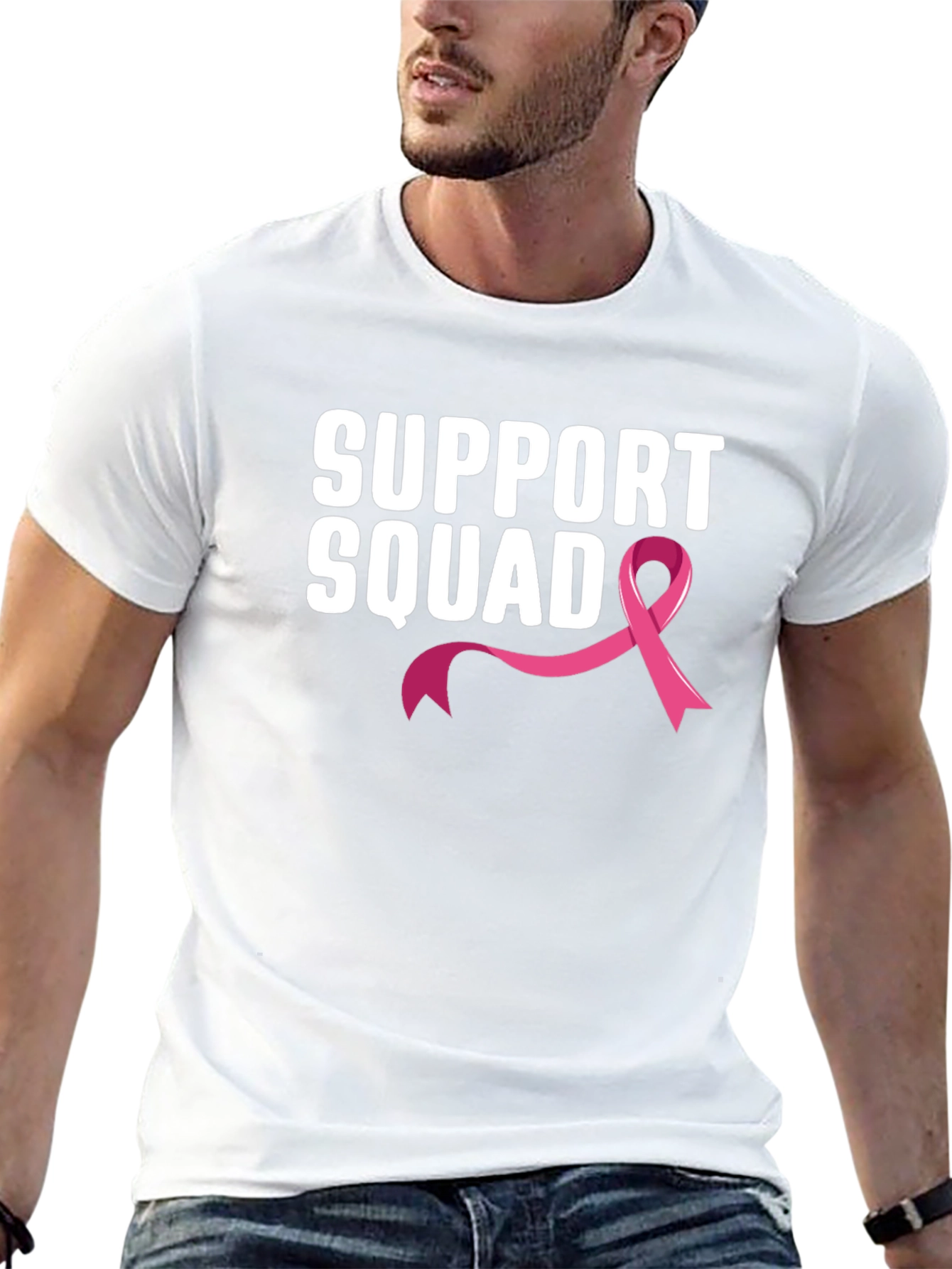 Support Squad Breast Cancer Awareness T-Shirt