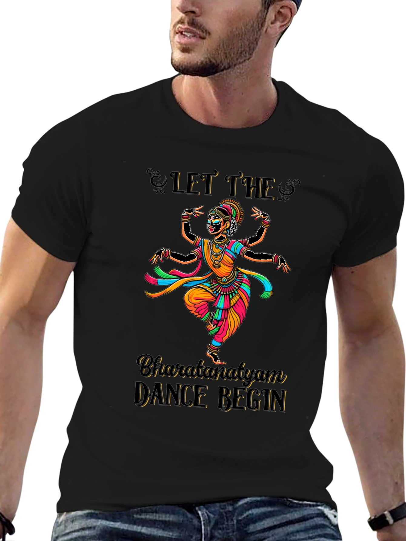 Bharatanatyam Dance Graphic Tee