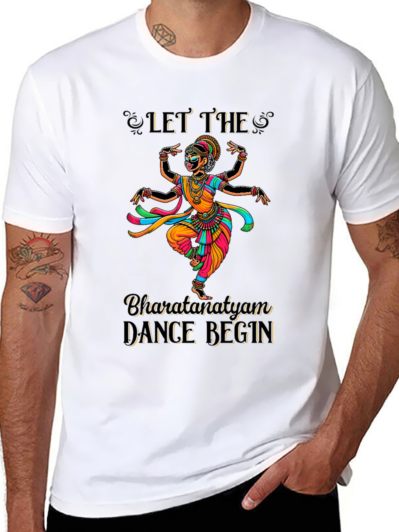Bharatanatyam Dance Graphic Tee