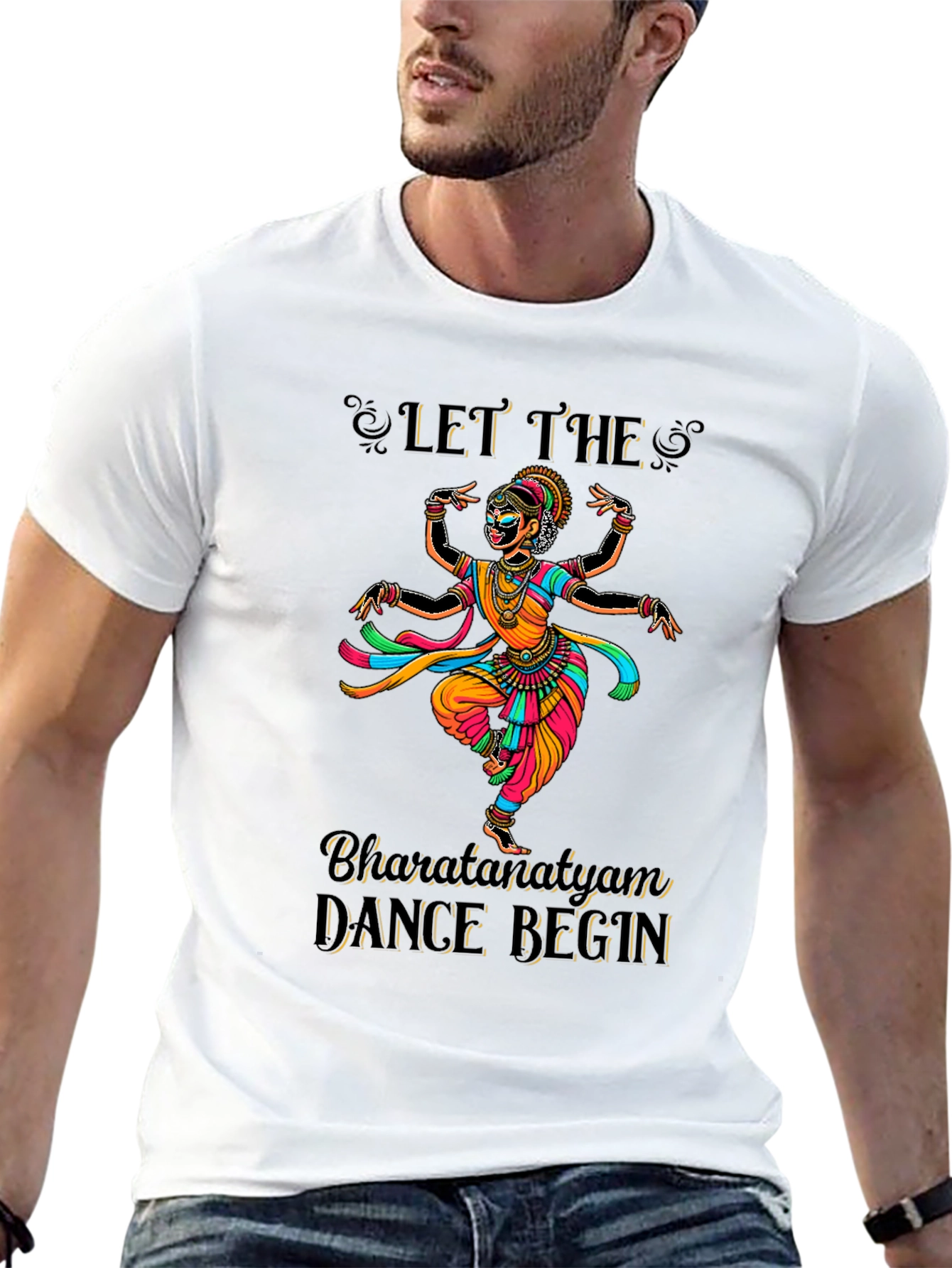 Bharatanatyam Dance Graphic Tee