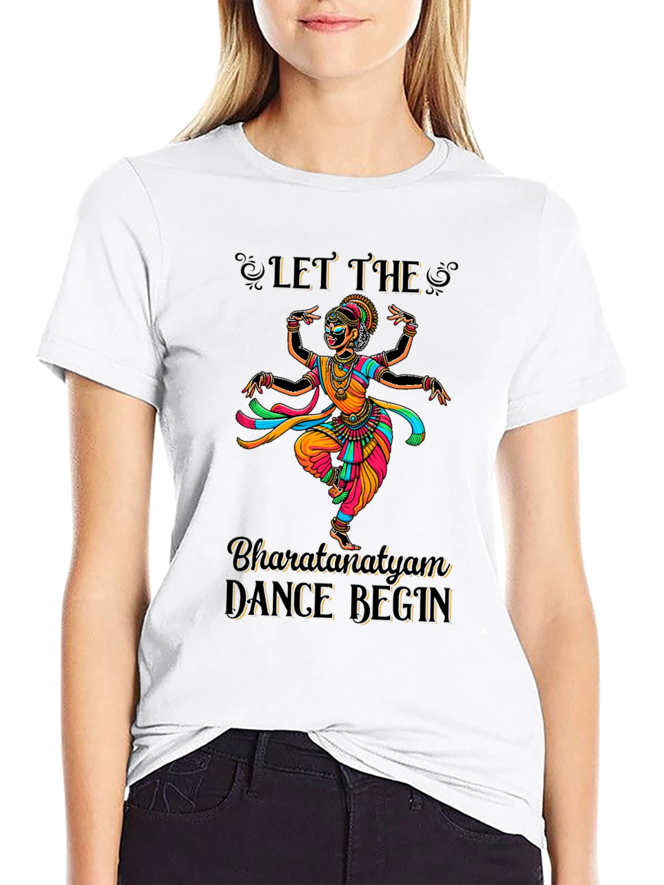 Bharatanatyam Dance Graphic Tee