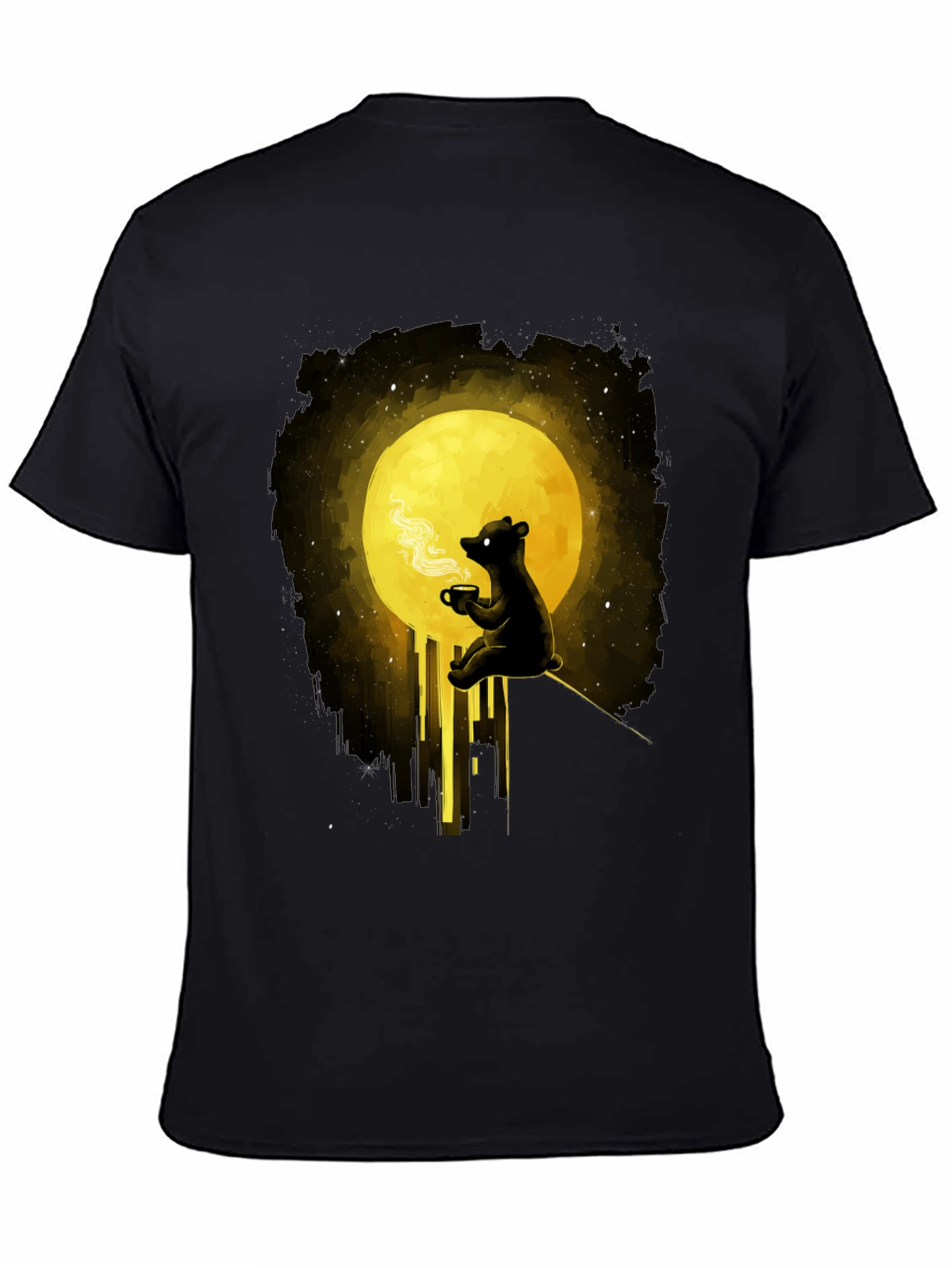 Bear Moon Coffee T-Shirt - Graphic Tee