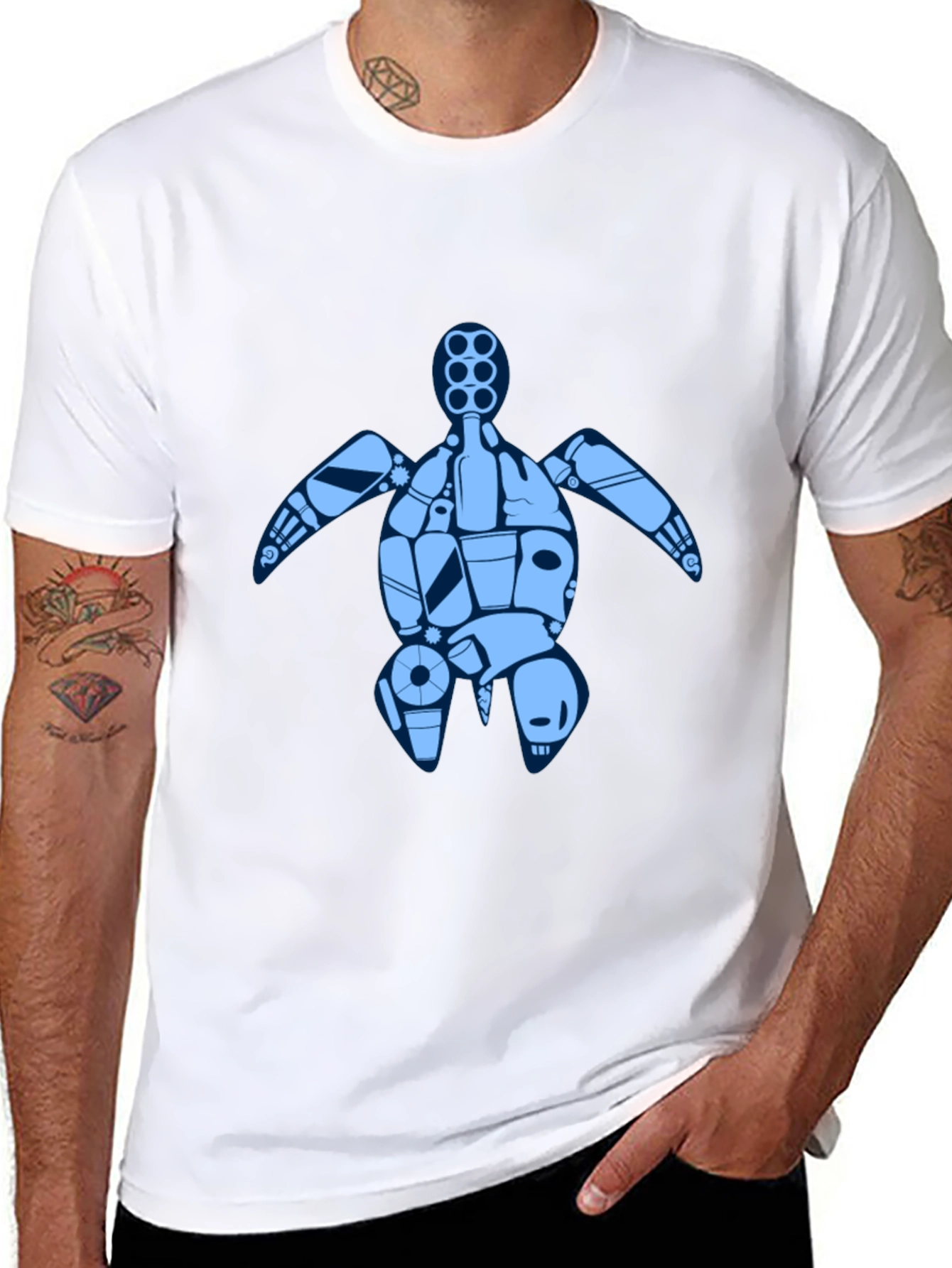 Black Turtle Graphic T-Shirt
