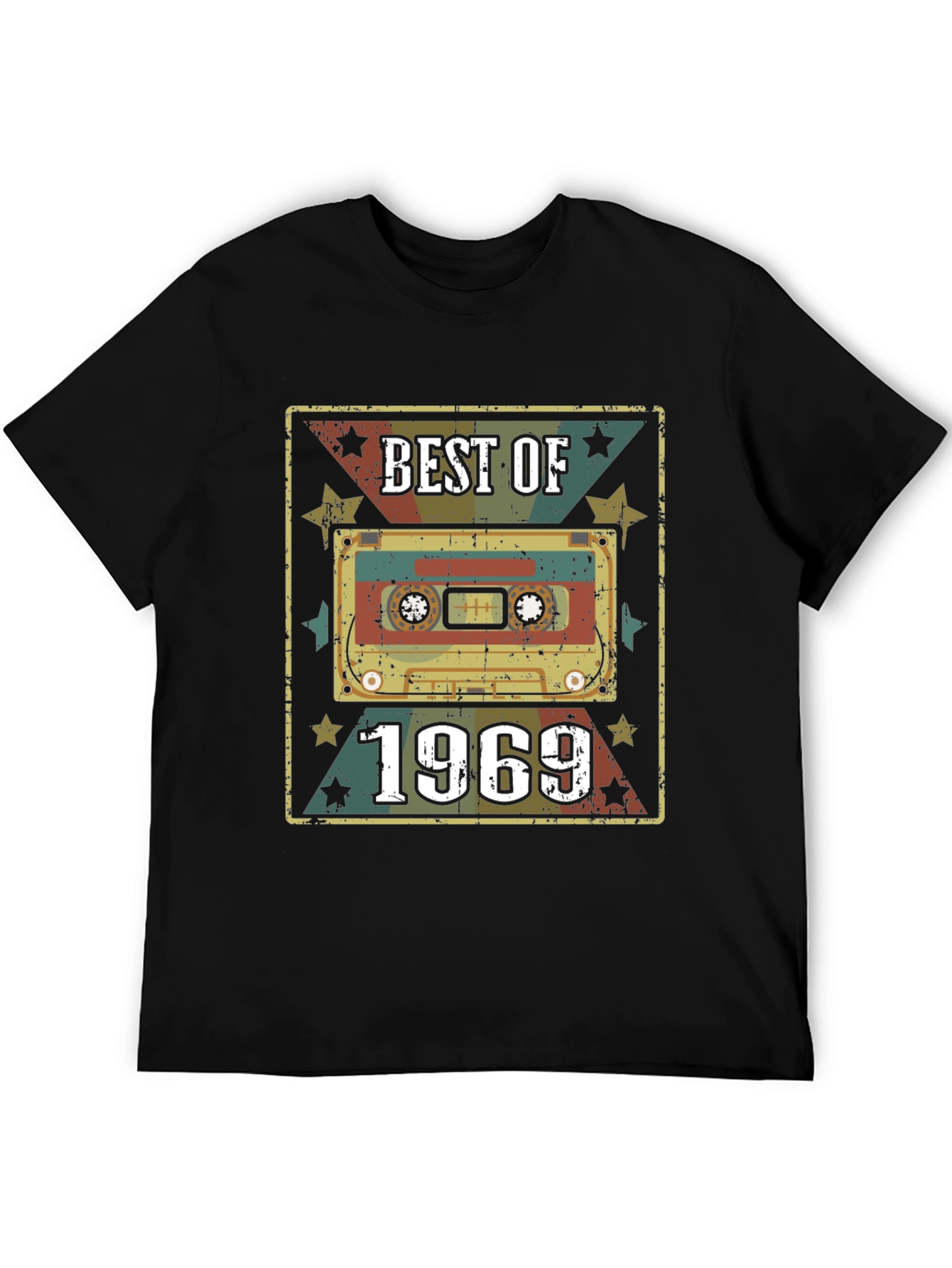 Best of 1969 Retro Cassette Tape Graphic T-Shirt