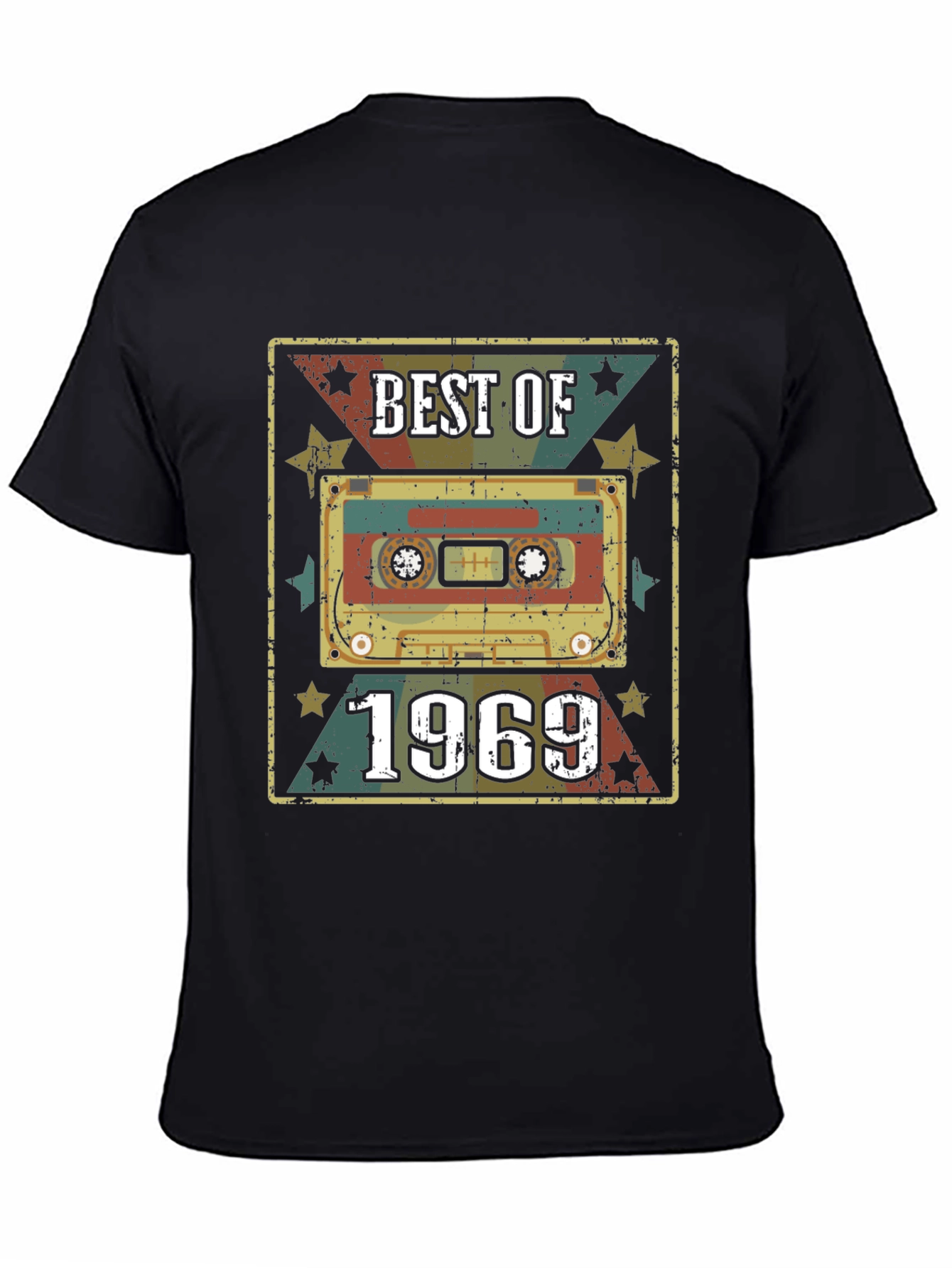 Best of 1969 Retro Cassette Tape Graphic T-Shirt
