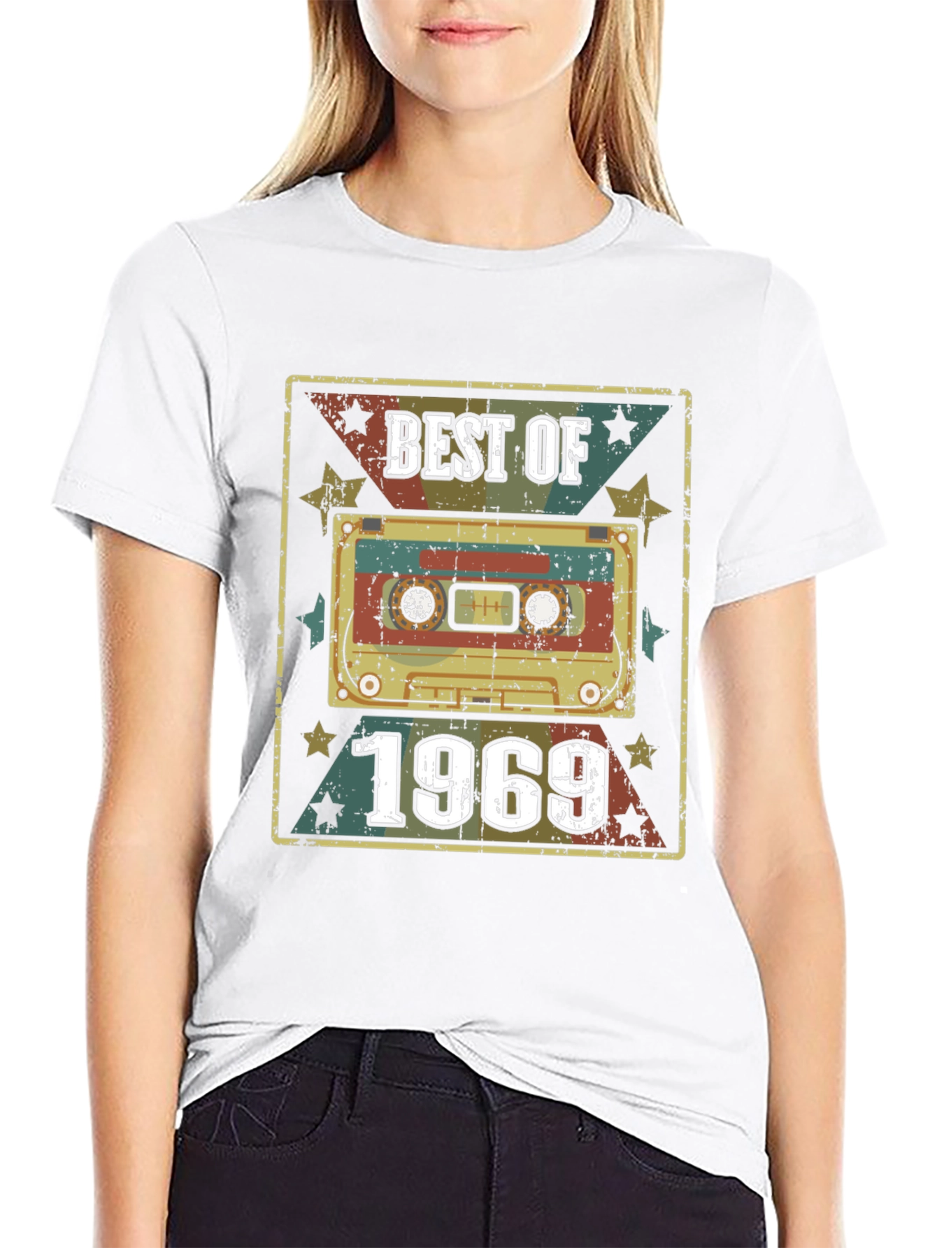 Best of 1969 Retro Cassette Tape Graphic T-Shirt