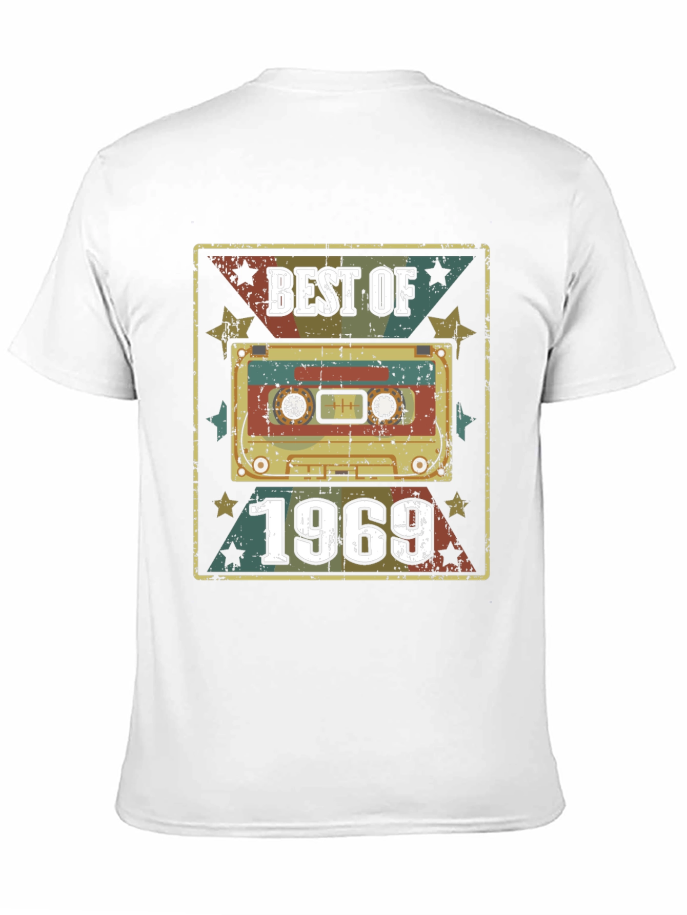 Best of 1969 Retro Cassette Tape Graphic T-Shirt
