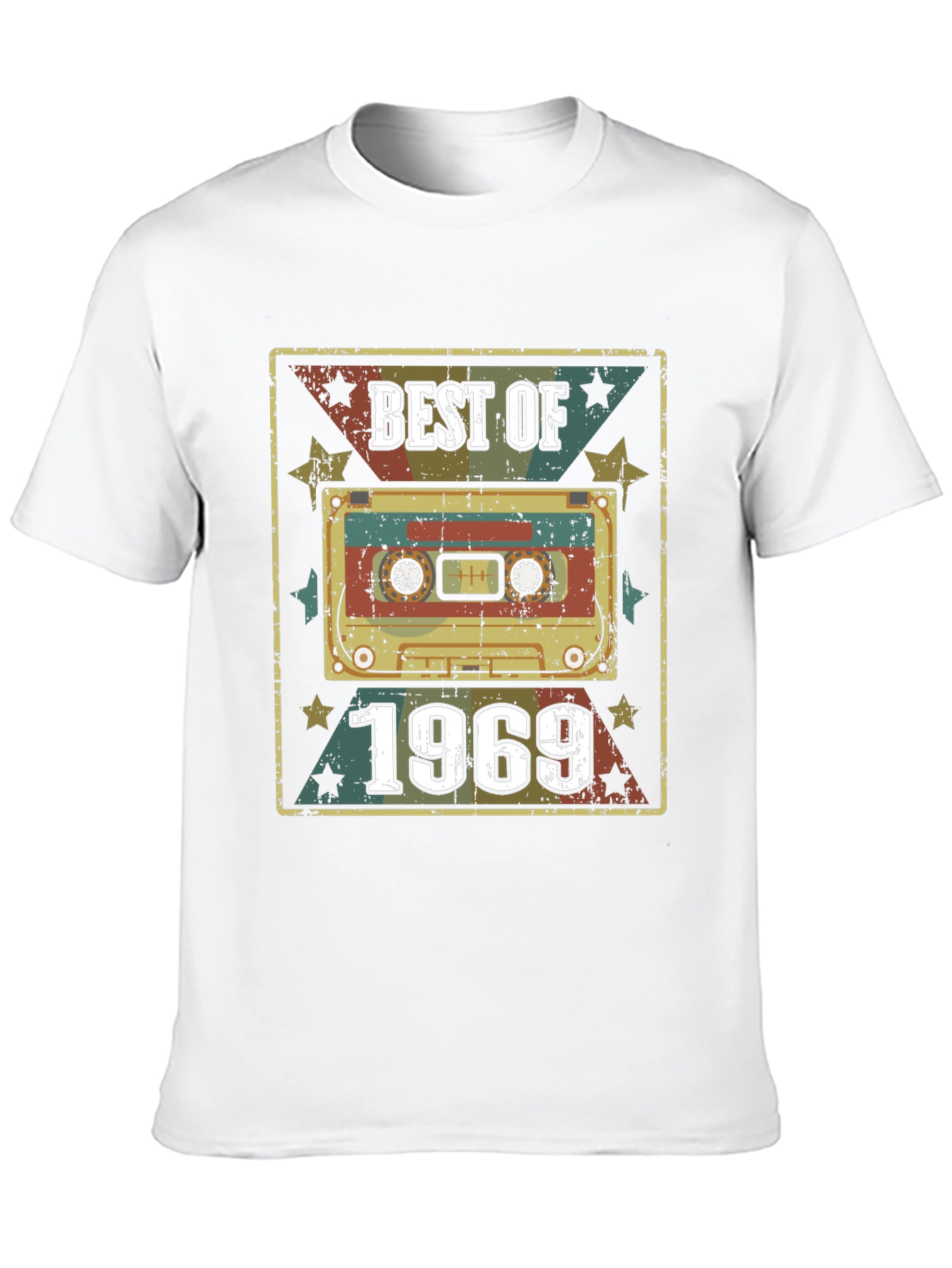 Best of 1969 Retro Cassette Tape Graphic T-Shirt