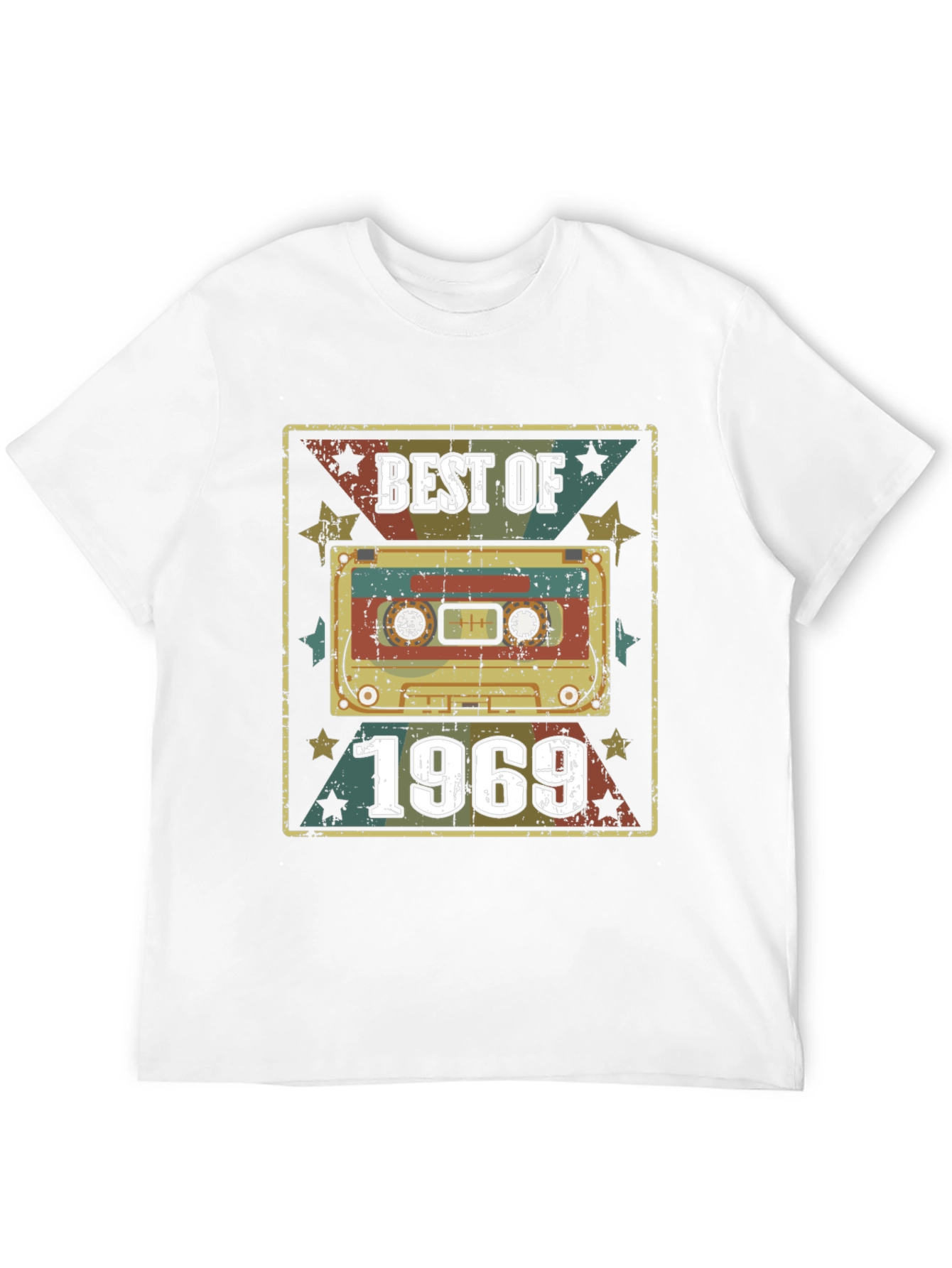 Best of 1969 Retro Cassette Tape Graphic T-Shirt