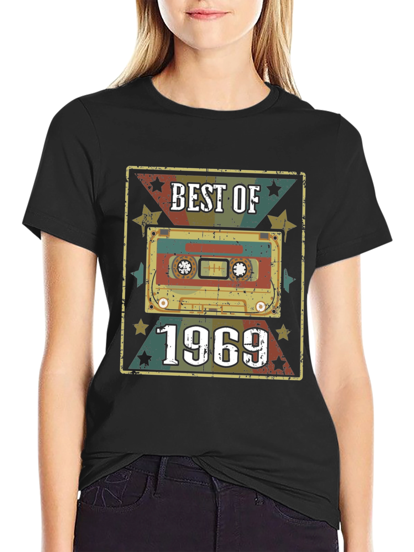 Best of 1969 Retro Cassette Tape Graphic T-Shirt