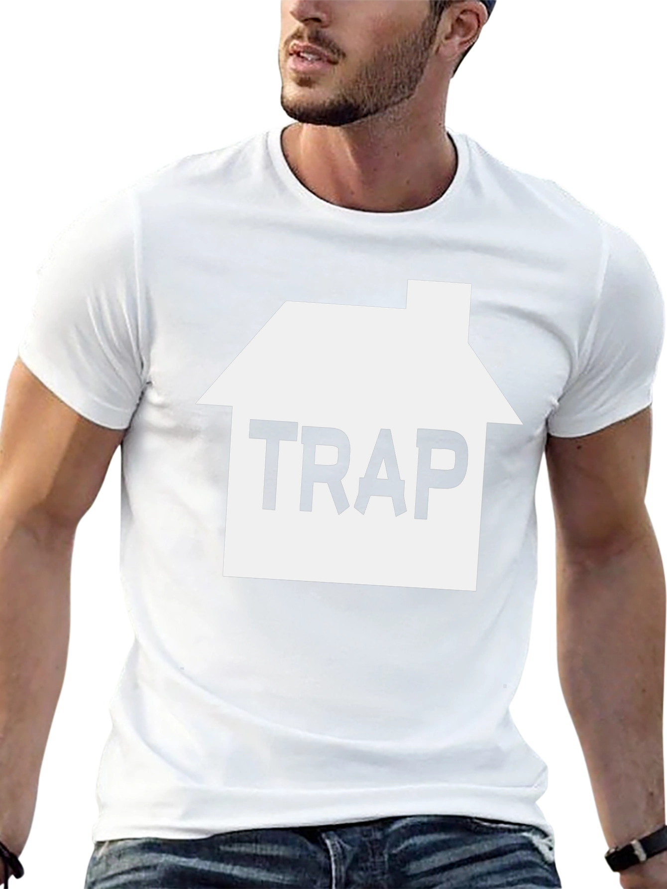 TRAP House Graphic Tee - Mens Black T-Shirt
