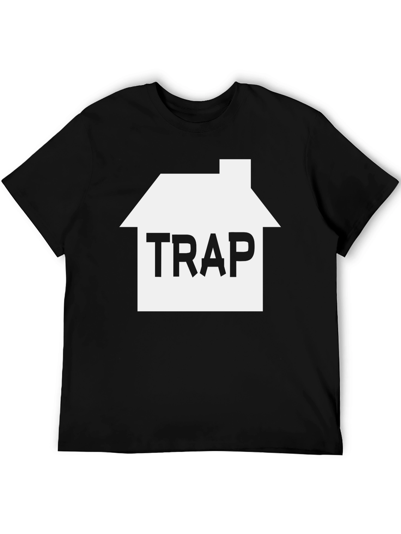 TRAP House Graphic Tee - Mens Black T-Shirt
