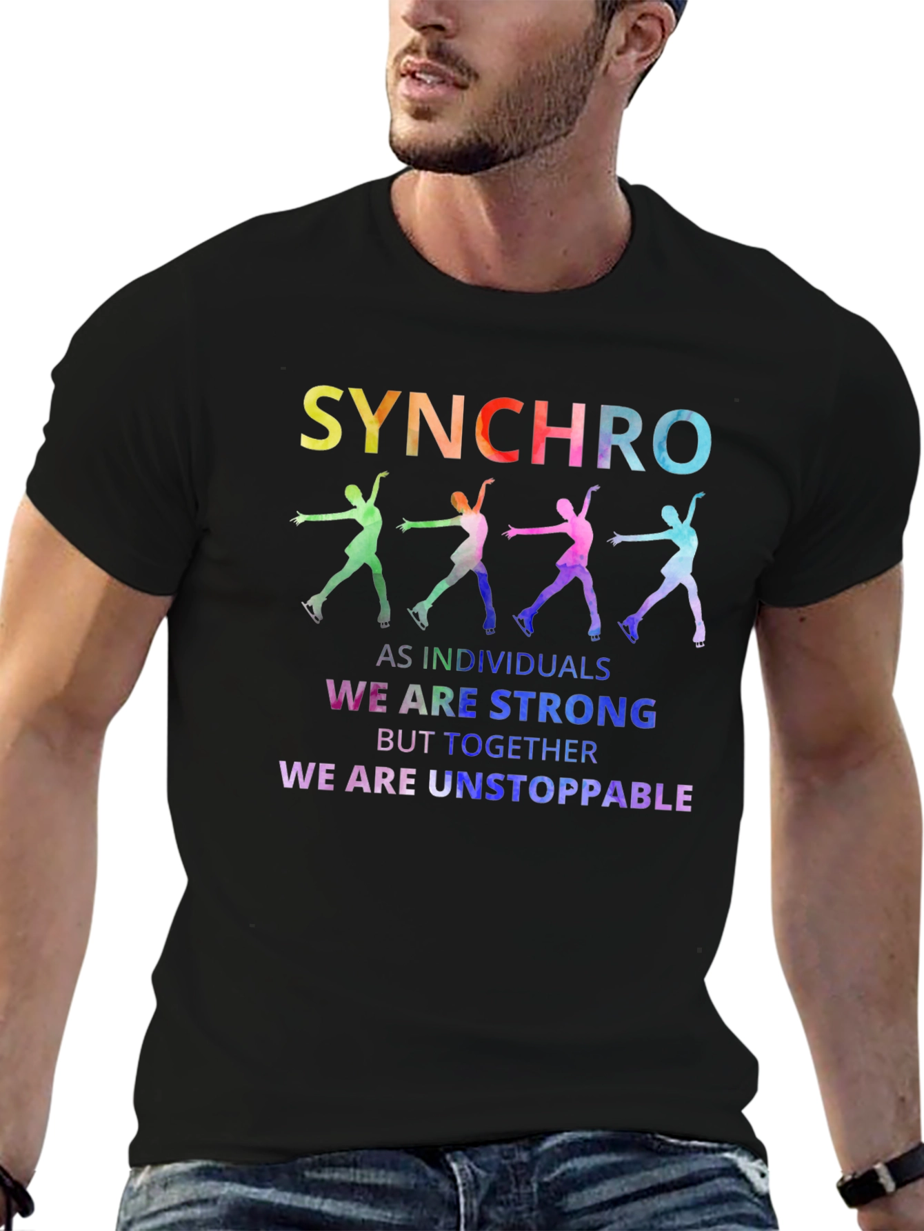 Synchro Ice Skating Team Shirt - Strong & Unstoppable