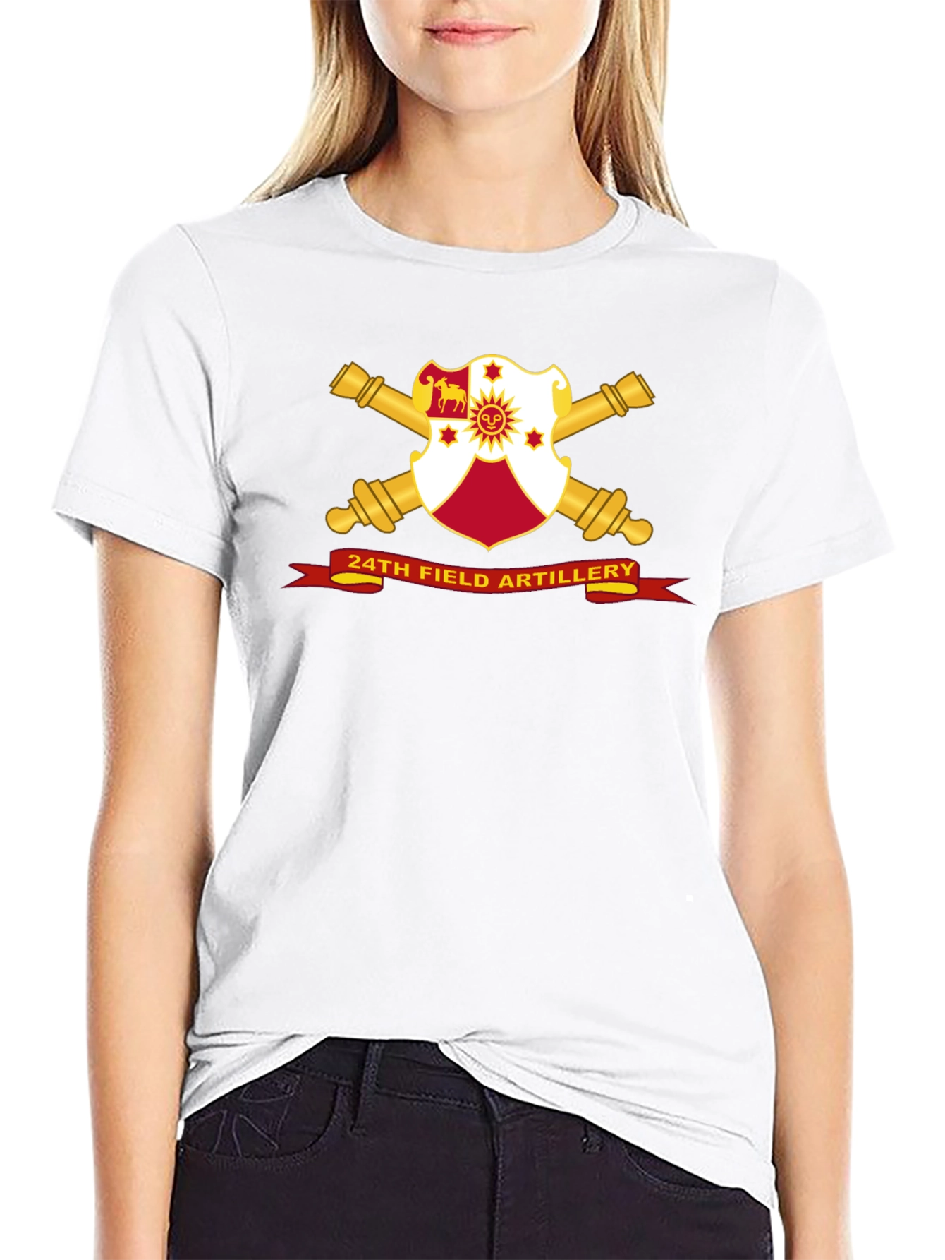 24th Field Artillery T-Shirt: Military Pride Tee