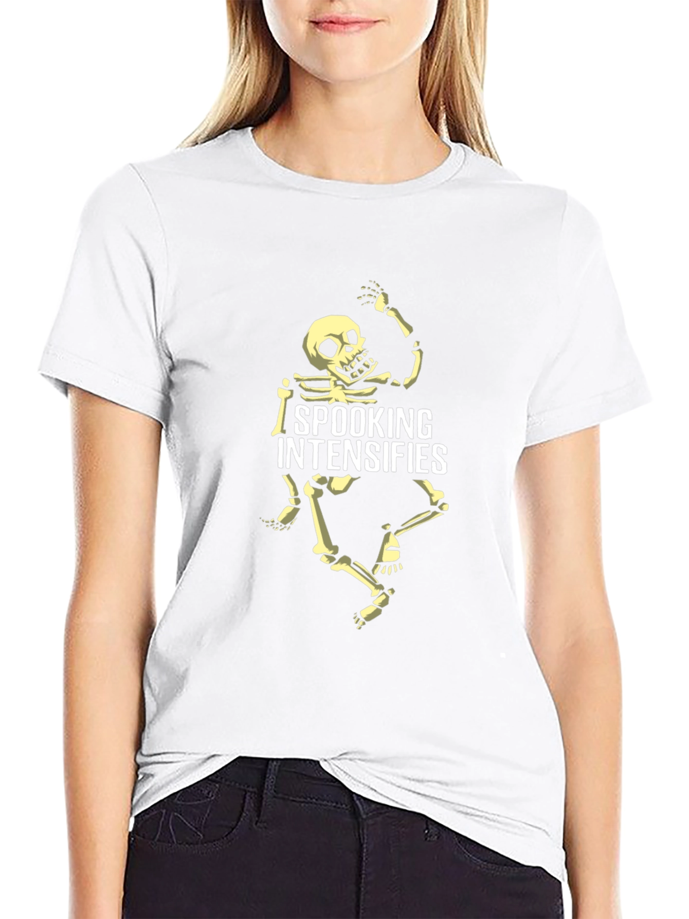 Spooking Intensifies Skeleton Graphic Tee