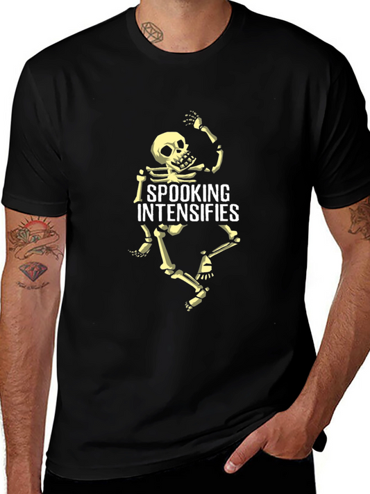 Spooking Intensifies Skeleton Graphic Tee